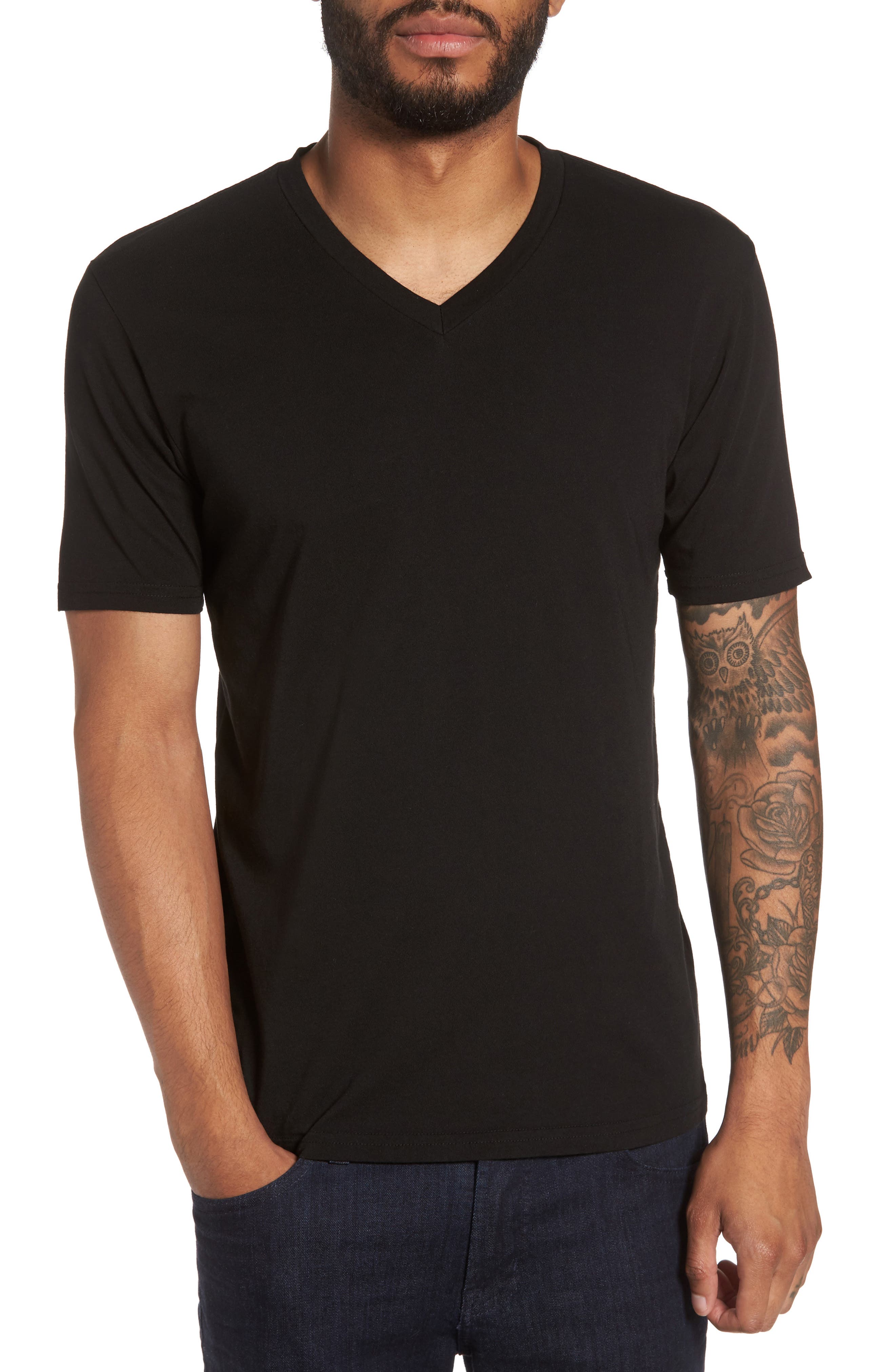 Goodlife Classic Supima Cotton Blend V-Neck T-Shirt | Nordstrom image.