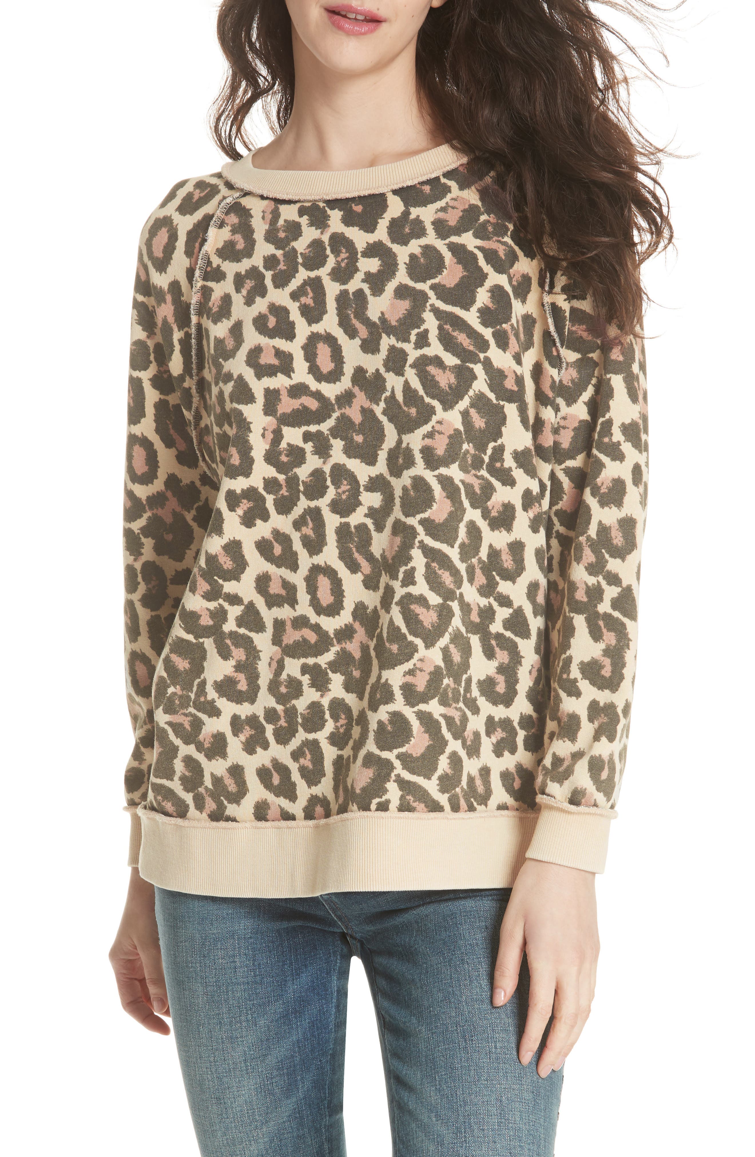 Animal Print Sweatshirt