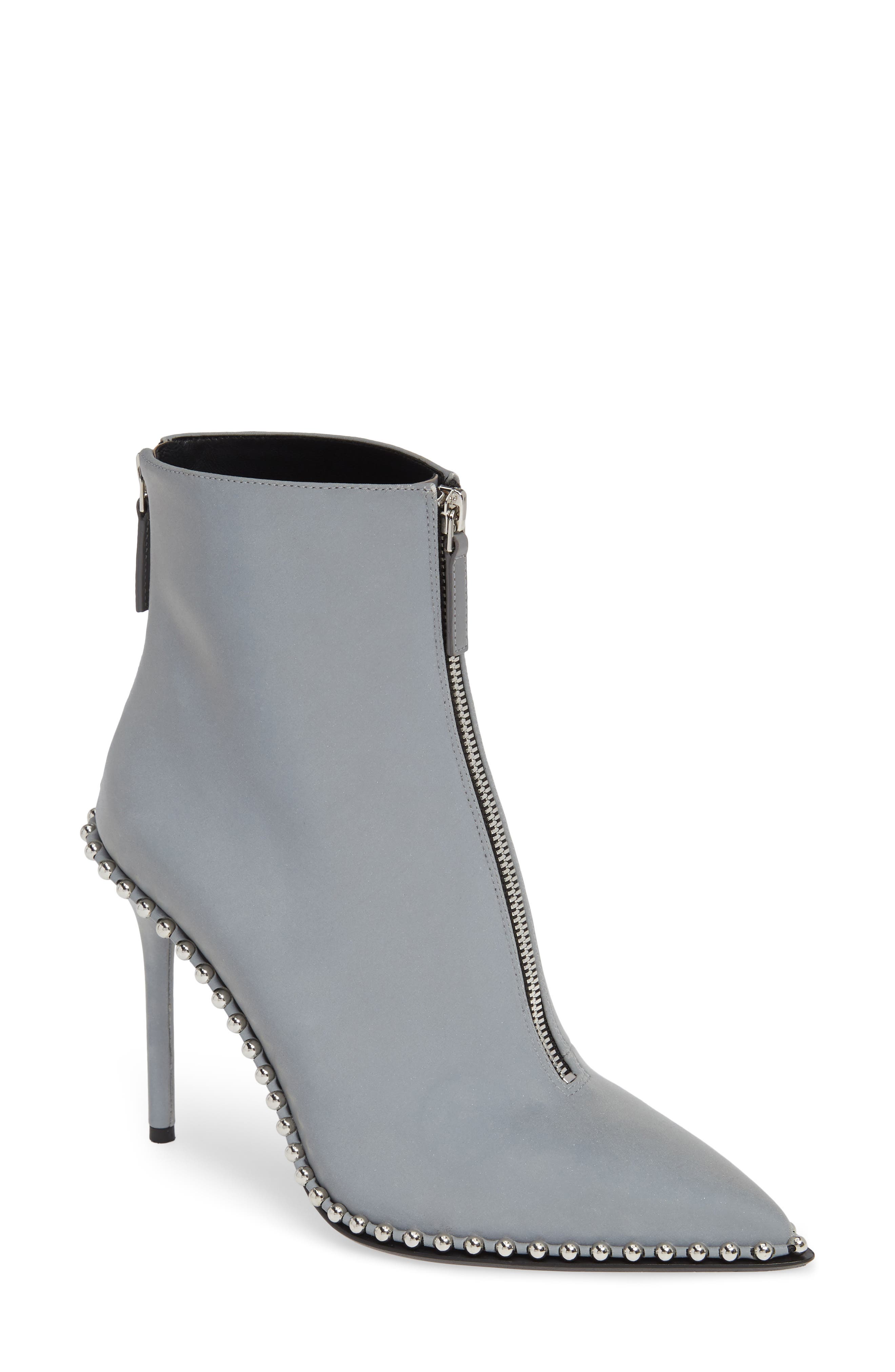 Alexander Wang Eri Studded Bootie, Metallic