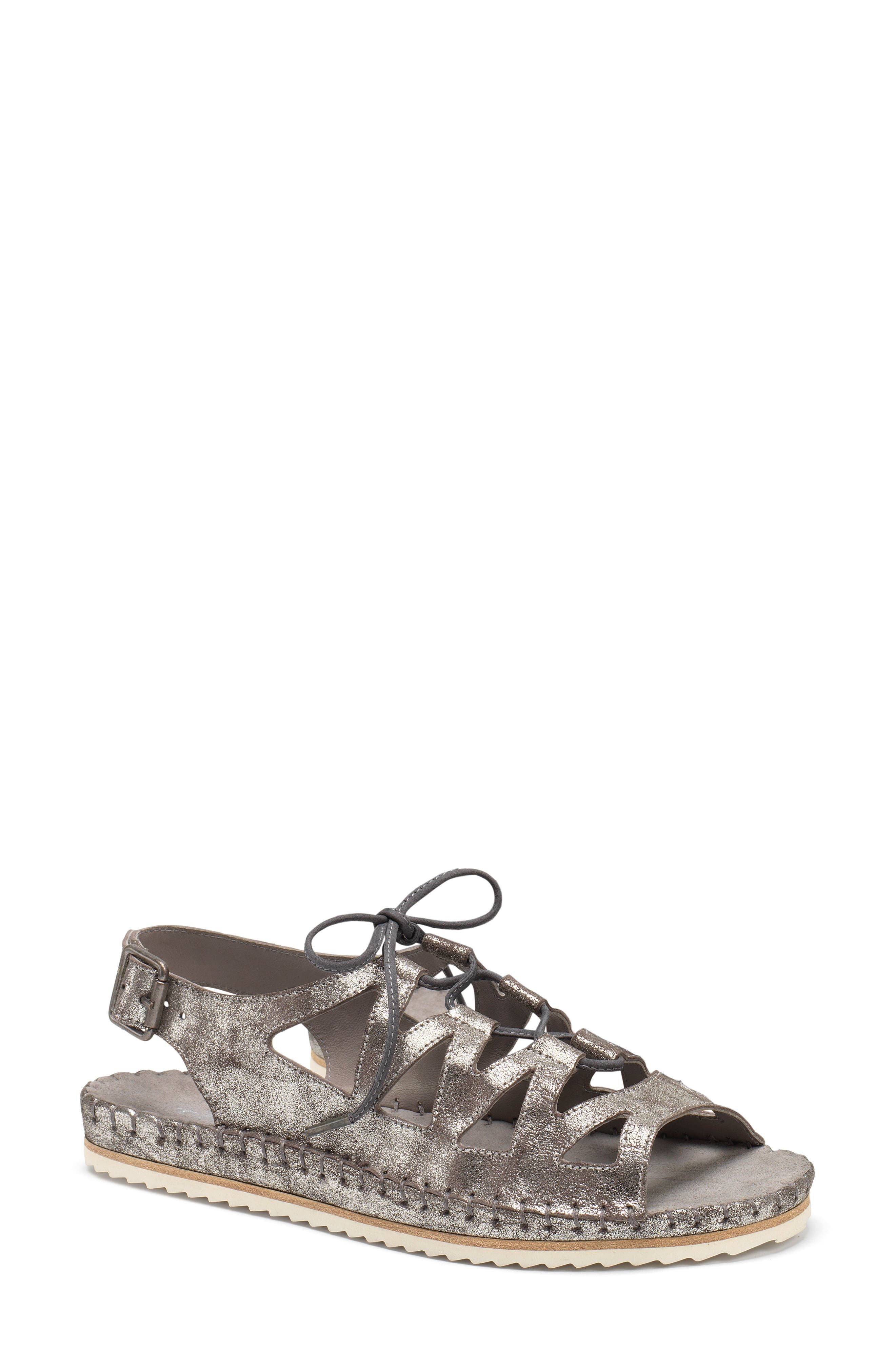 Trask Chandler Ghillie Sandal, Metallic