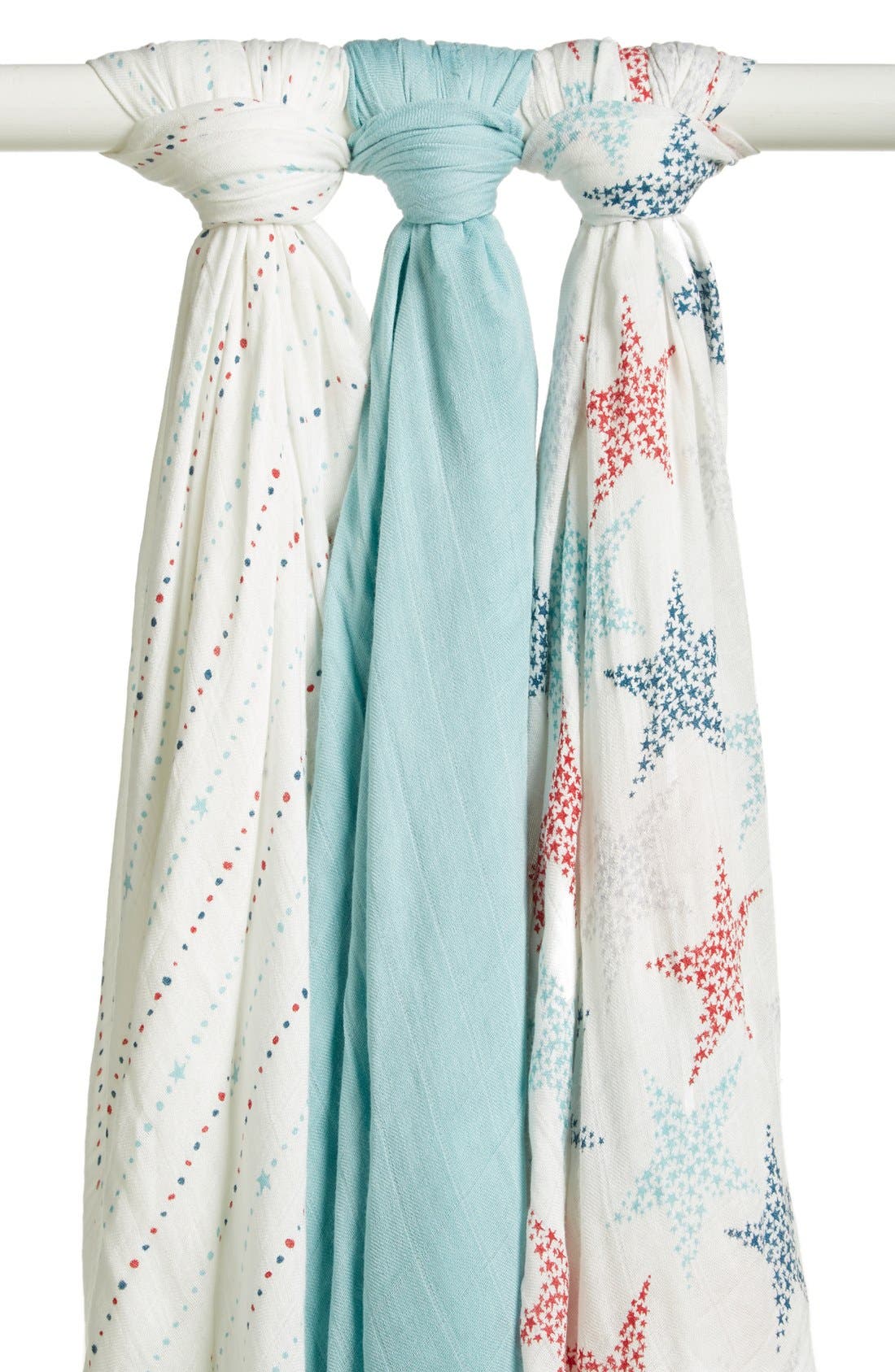 aden + anais Print Swaddling Blanket (3Pack) (Nordstrom Exclusive