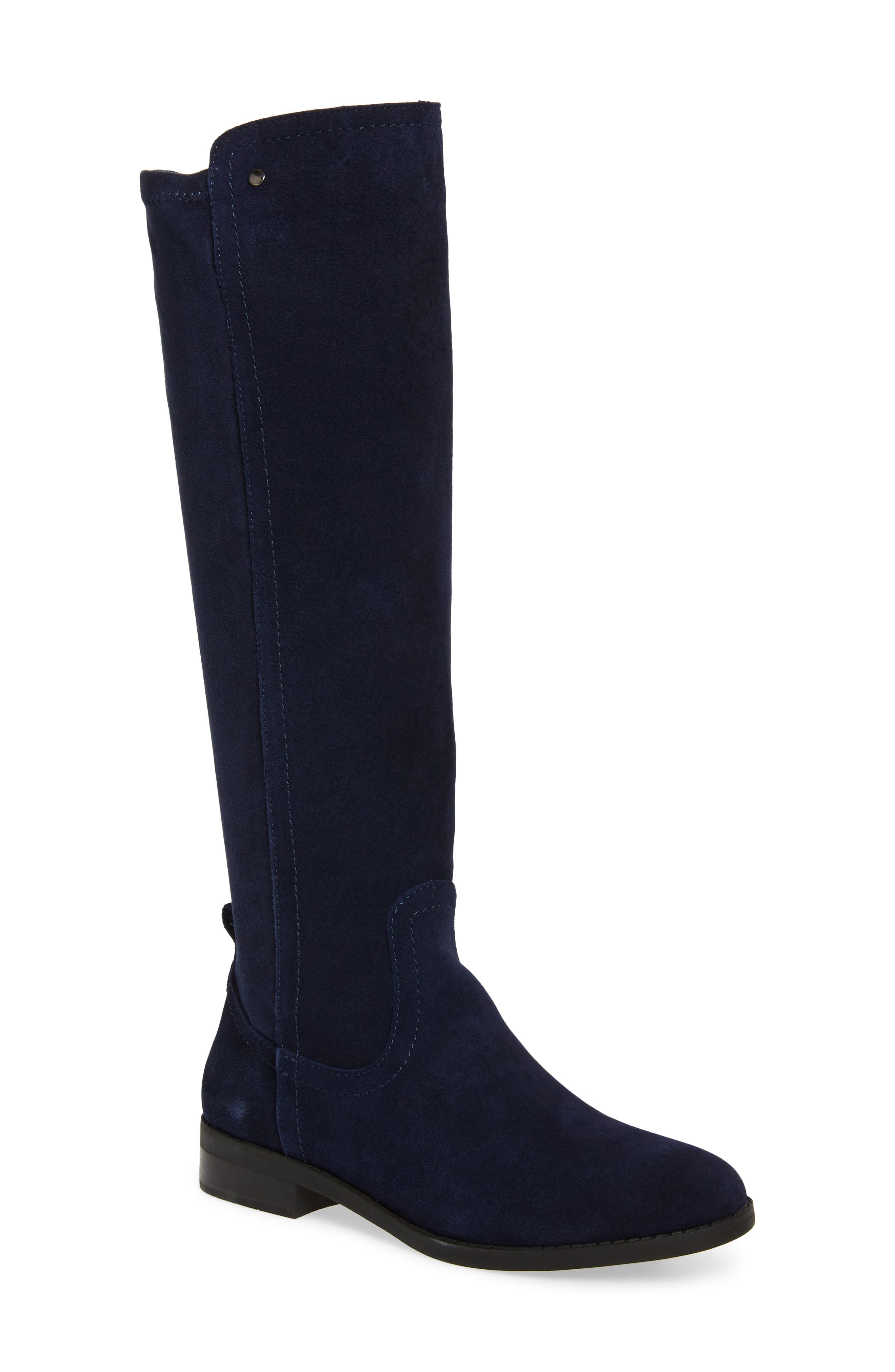 Very Volatile Anchor Knee High Boot, Blue