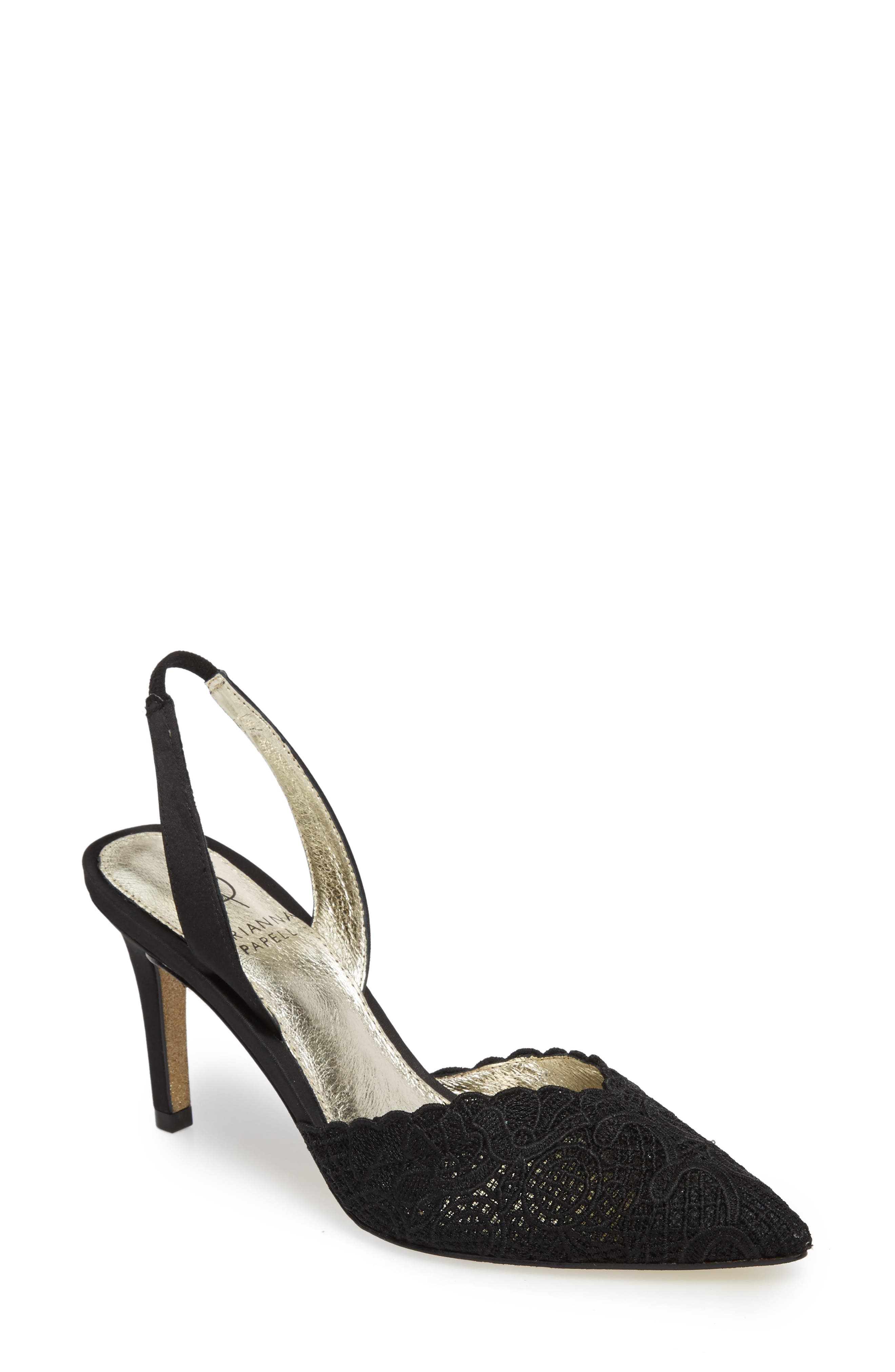 Adrianna Papell Hallie Slingback Pump, Black