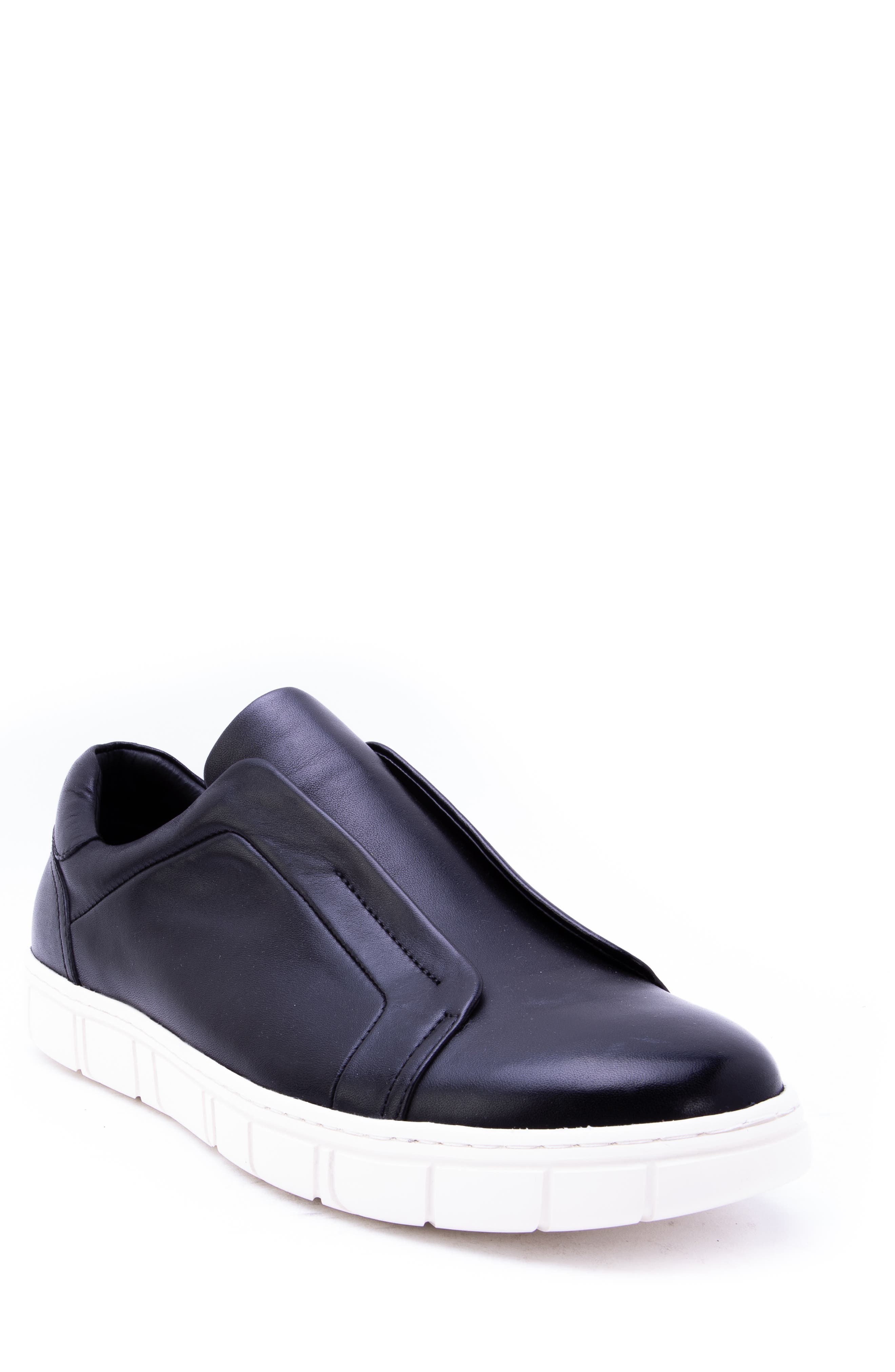 Zanzara Sorgh Laceless Sneaker, Black