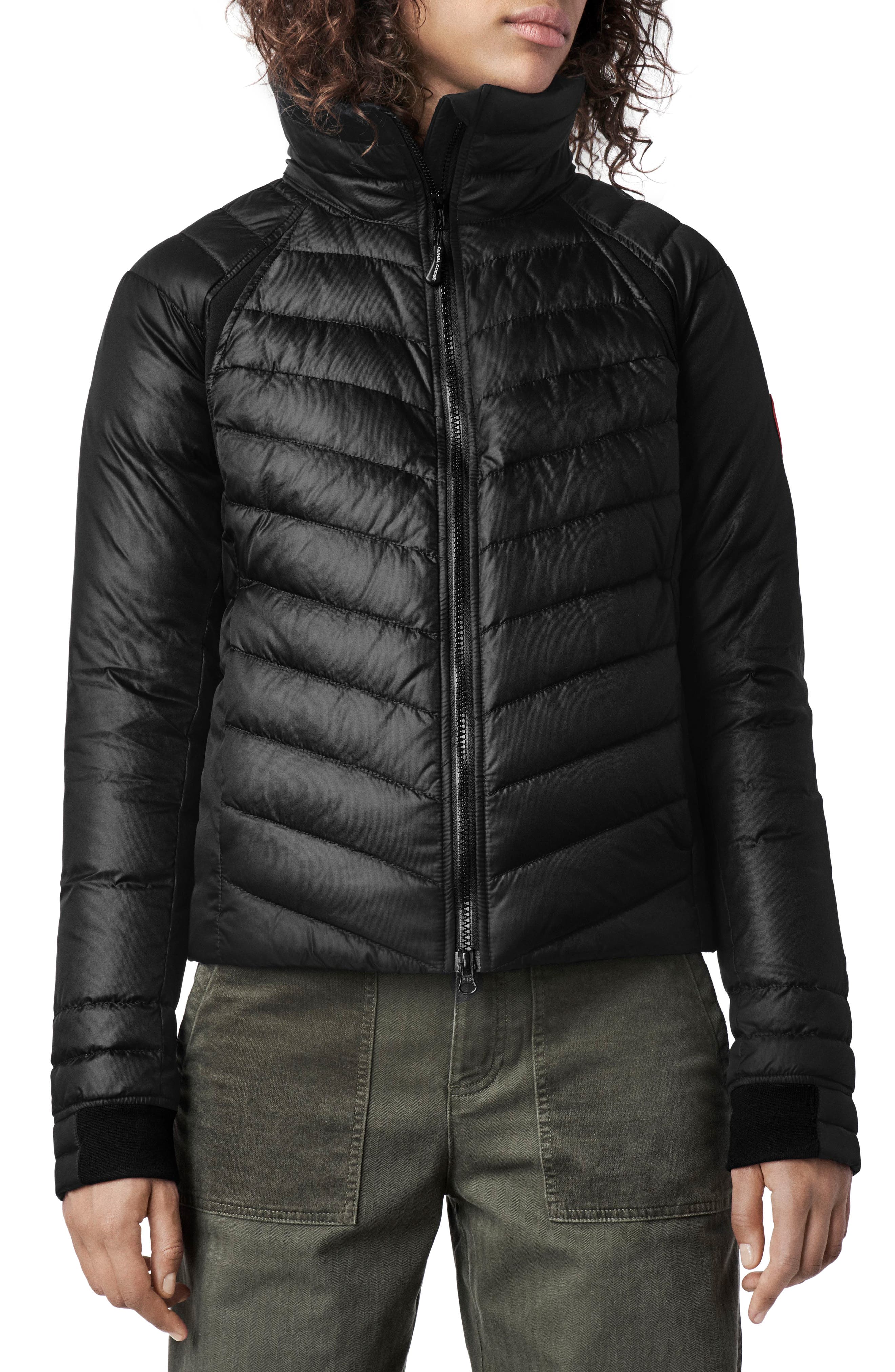 Canada Goose Hybridge Base Water Resistant 800 Fill Power Down Insulated Jacket, (0) - Black