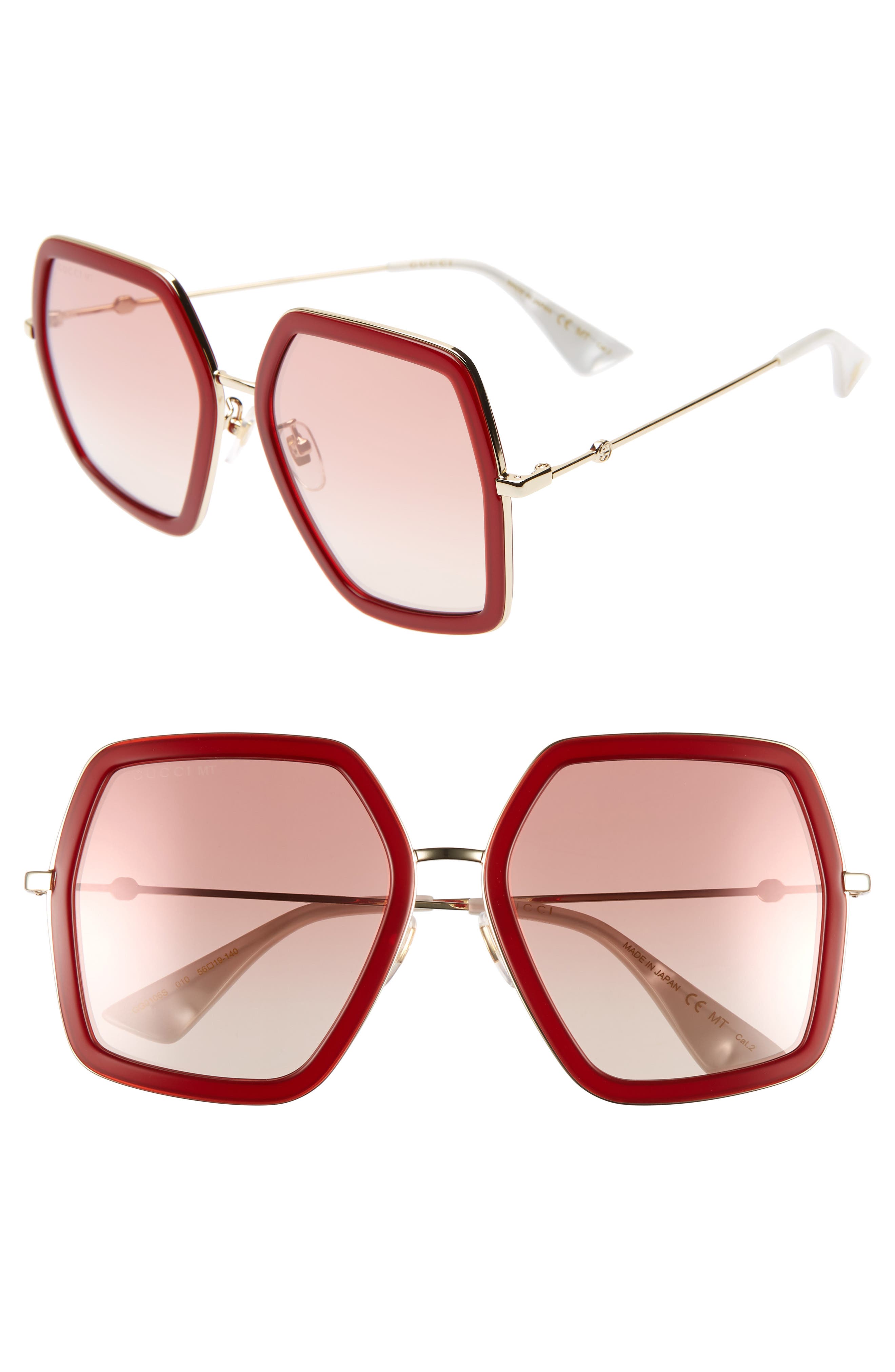 gucci 56mm sunglasses