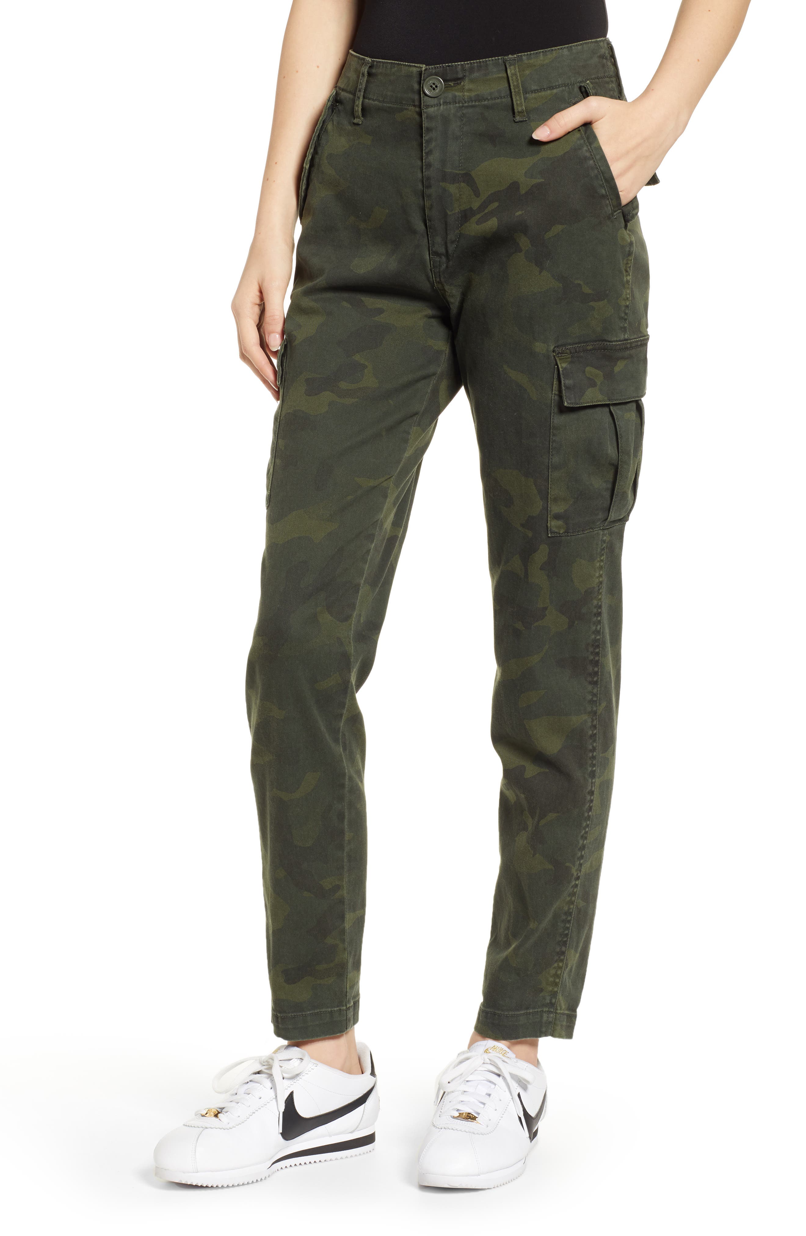 Union Bay Garner Camouflage Cargo Pants, Green