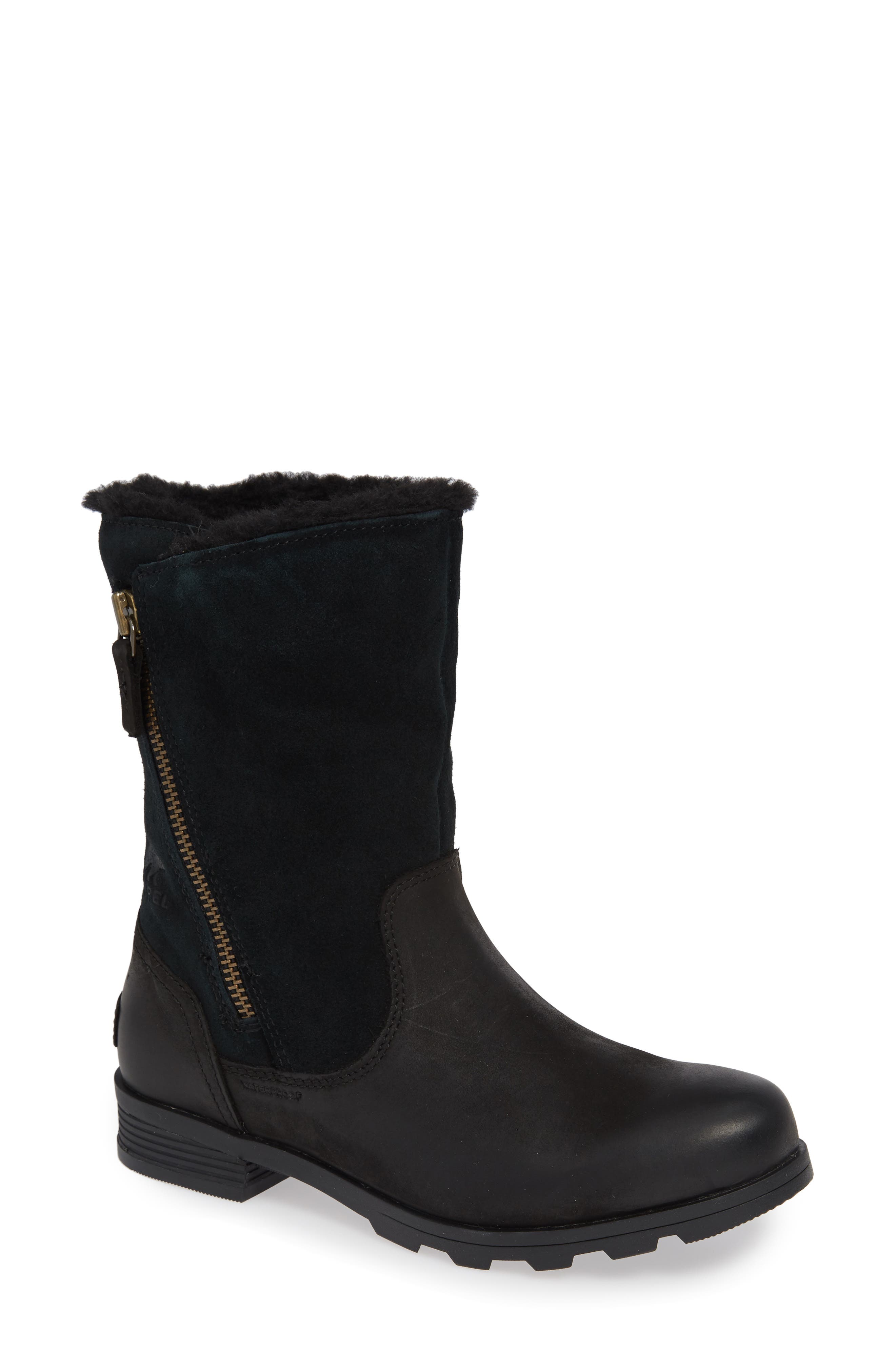 Sorel Emelie Waterproof Faux Fur Lined Boot