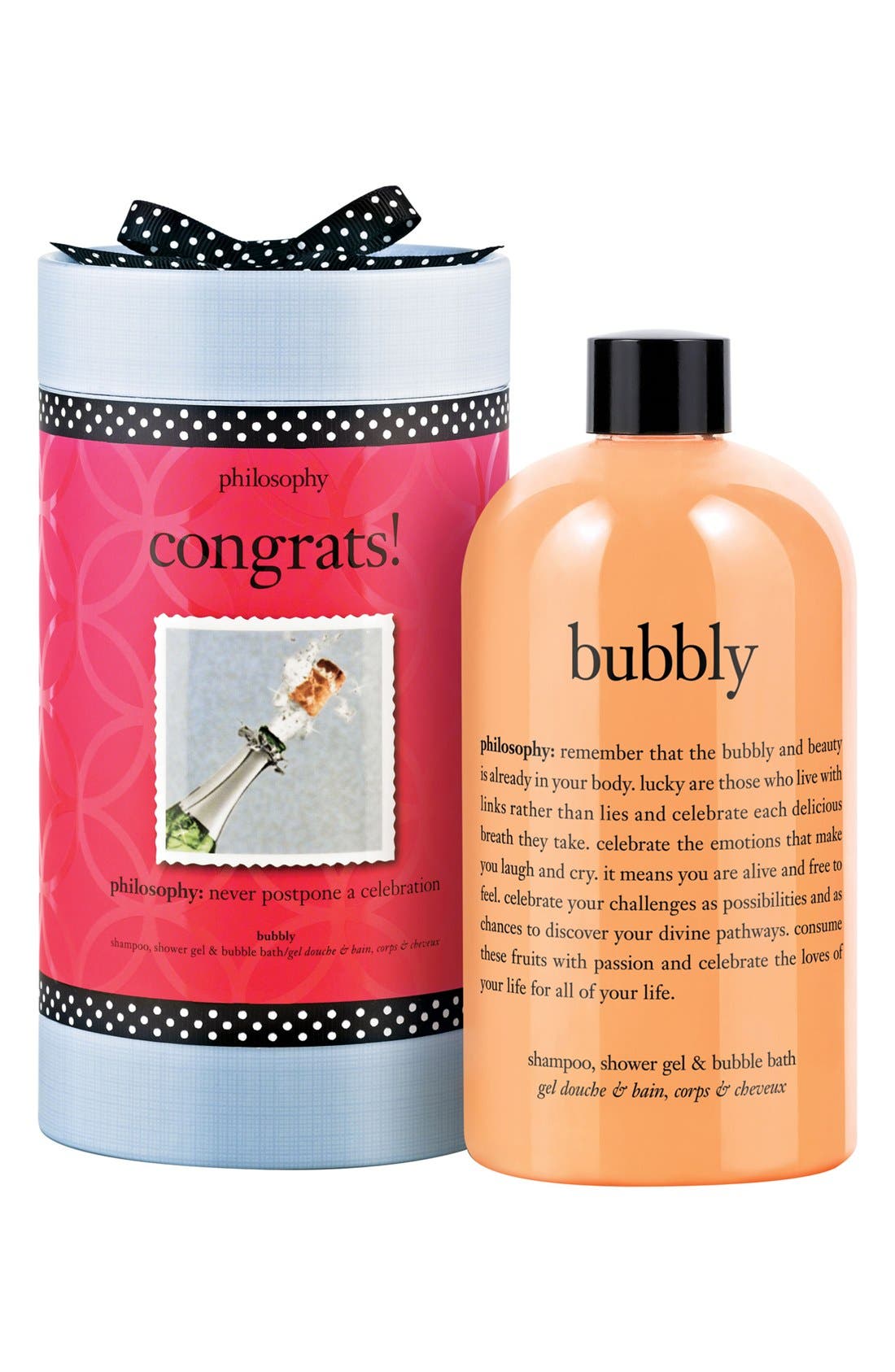 philosophy 'congrats! bubbly' shampoo, shower gel & bubble bath Nordstrom