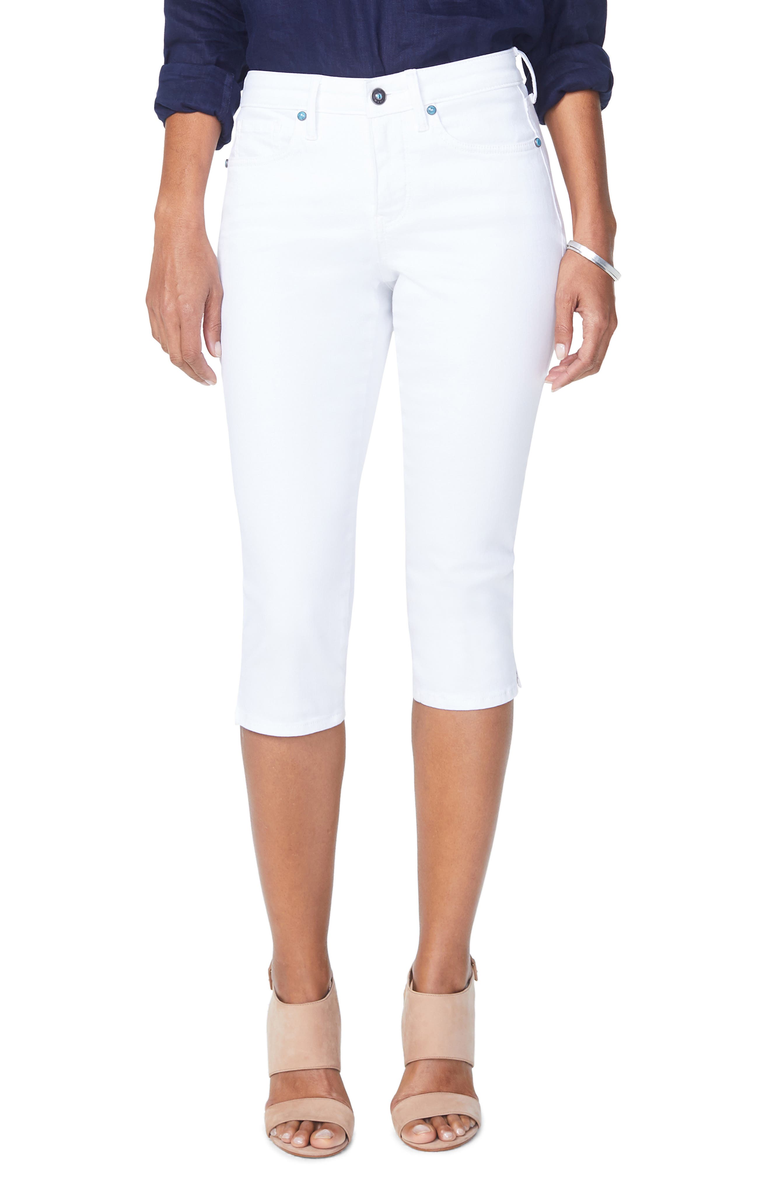 Nydj Capri Skinny Jeans, 8 (similar to 1) - White
