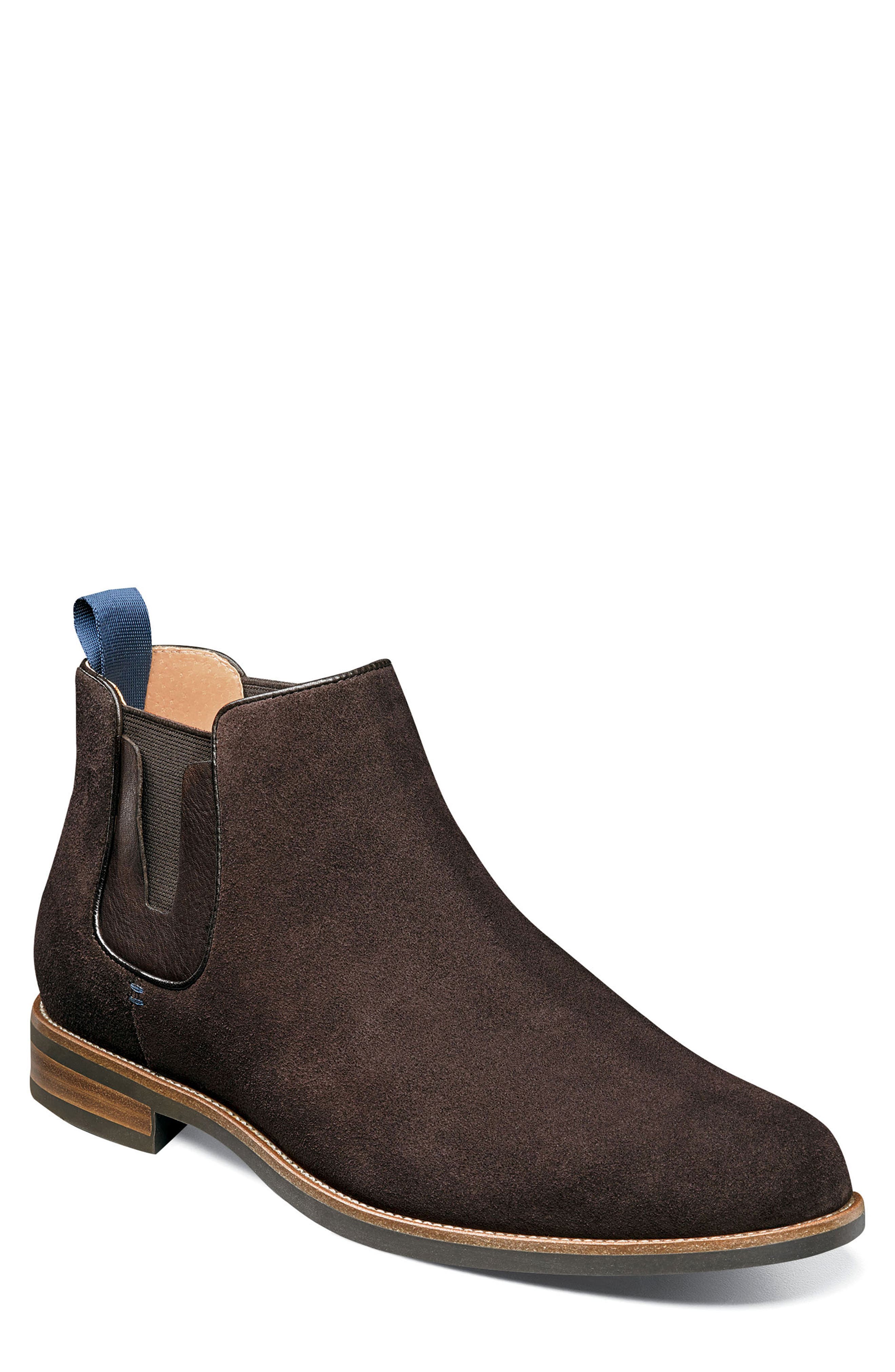 Florsheim Uptown Plain Toe Mid Chelsea Boot, Brown