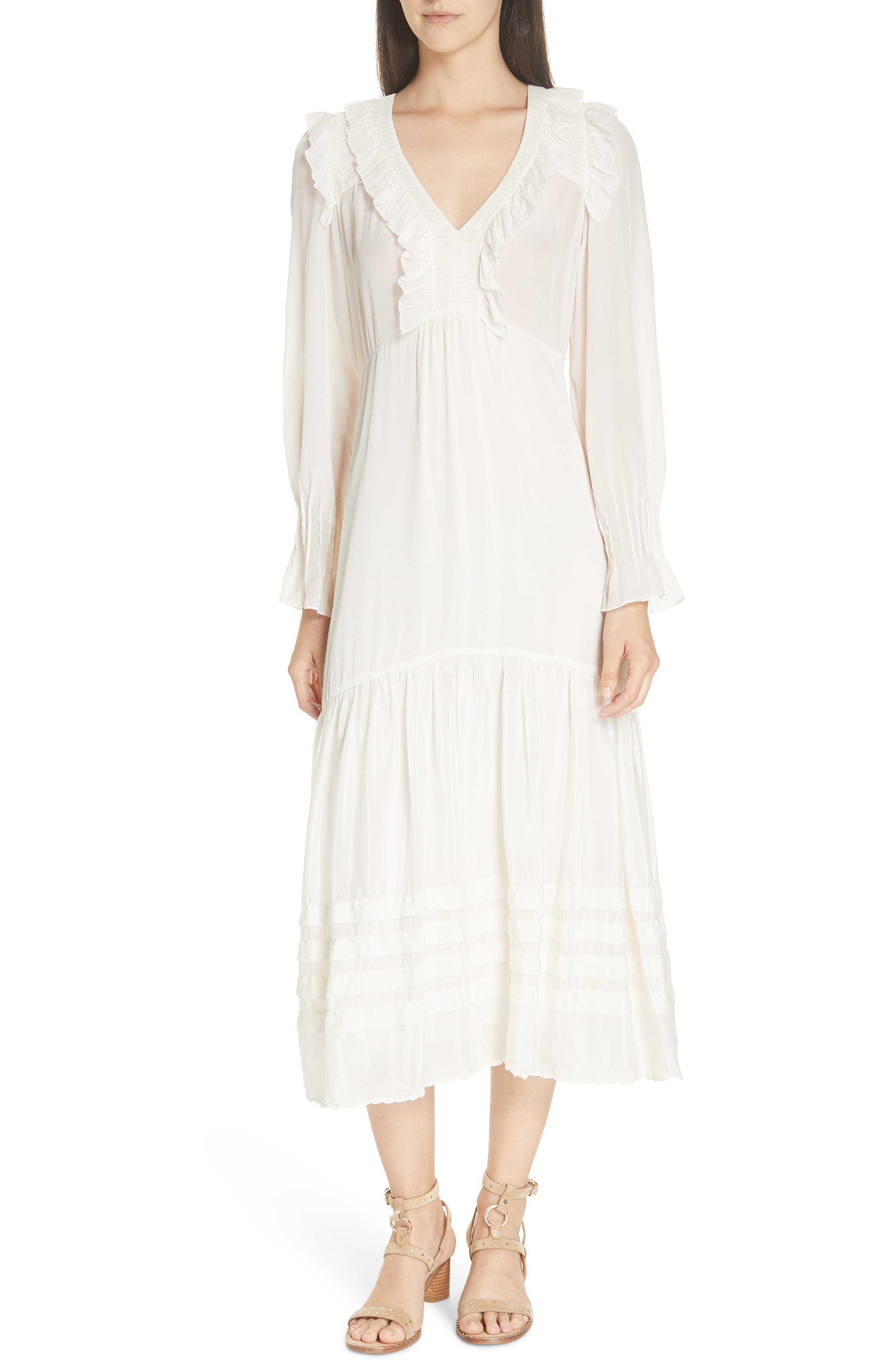Sea Seraphina Midi Dress, Ivory
