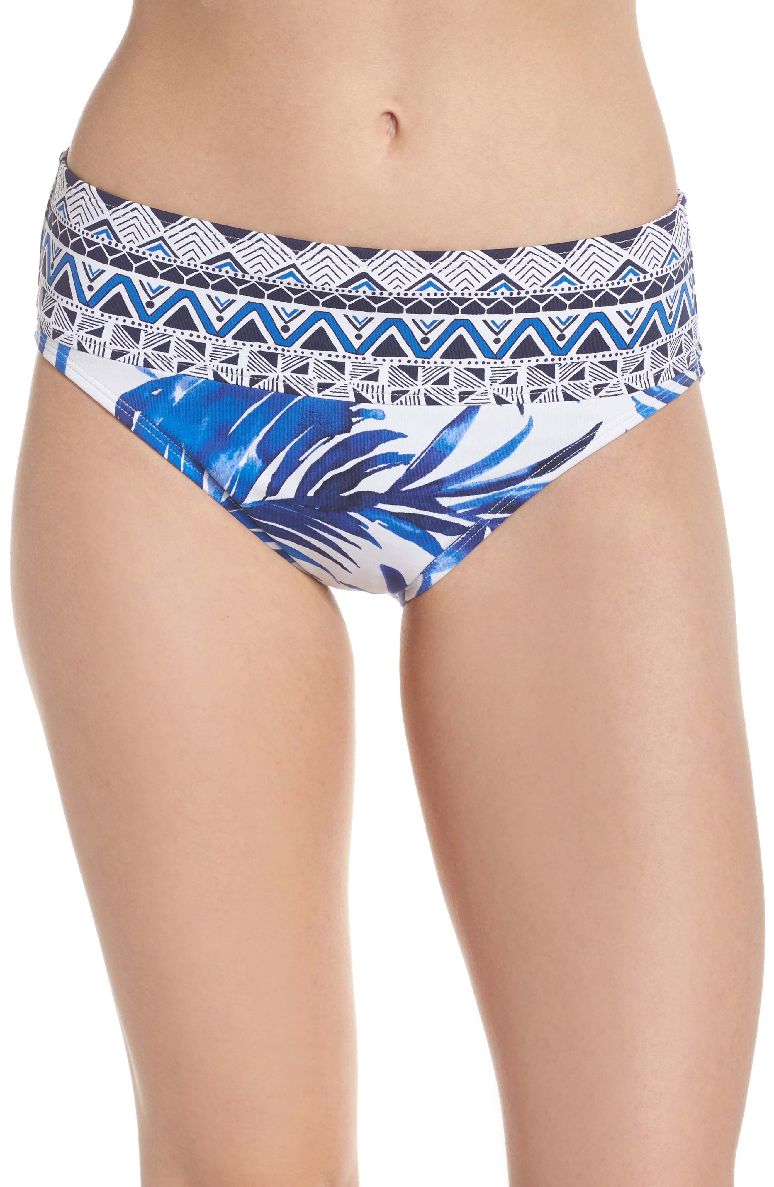 Tommy Bahama Fuller Fronds High Waist Bikini Bottoms