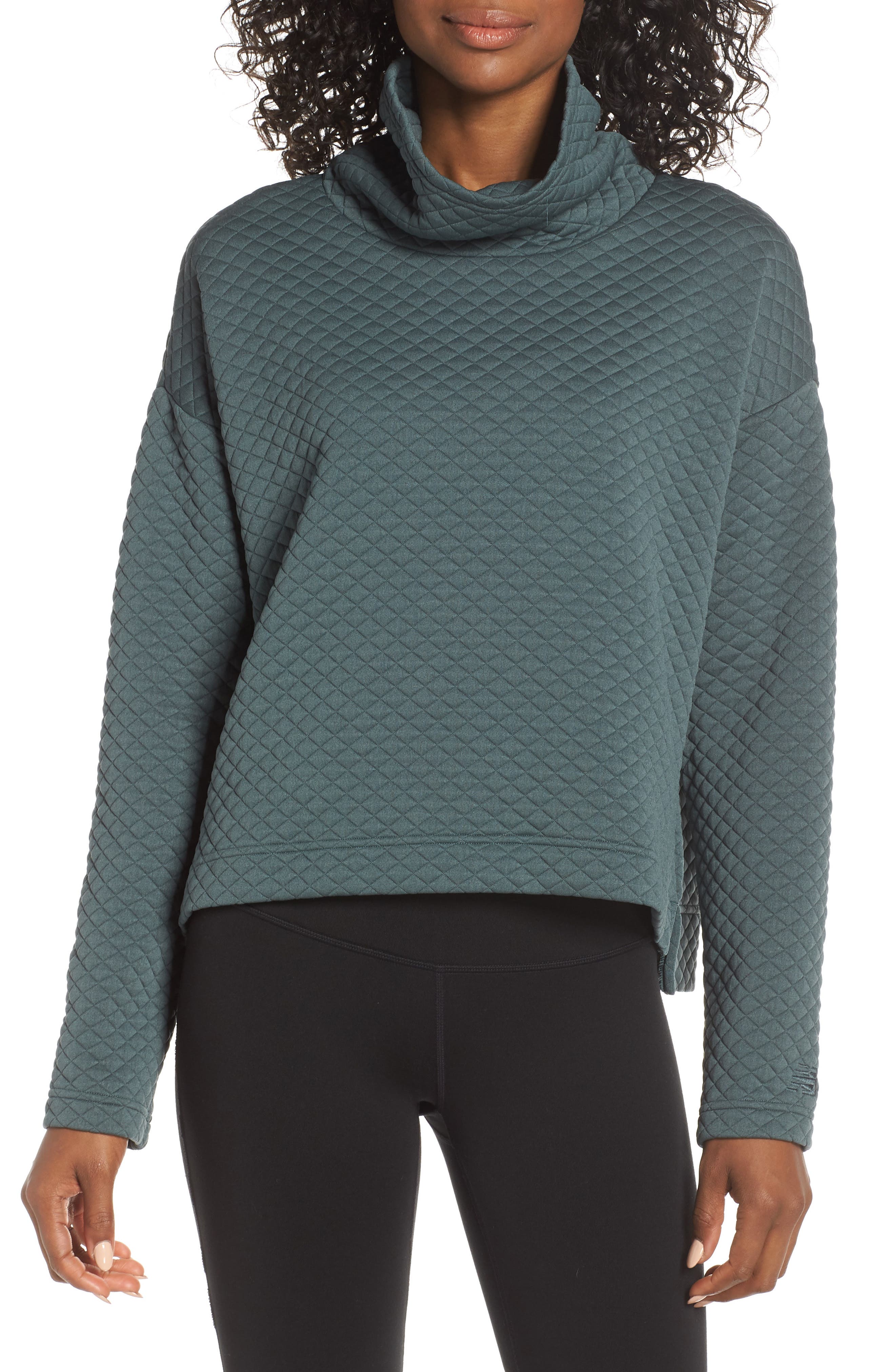 New Balance Heat Loft Funnel Neck Sweatshirt Nordstrom
