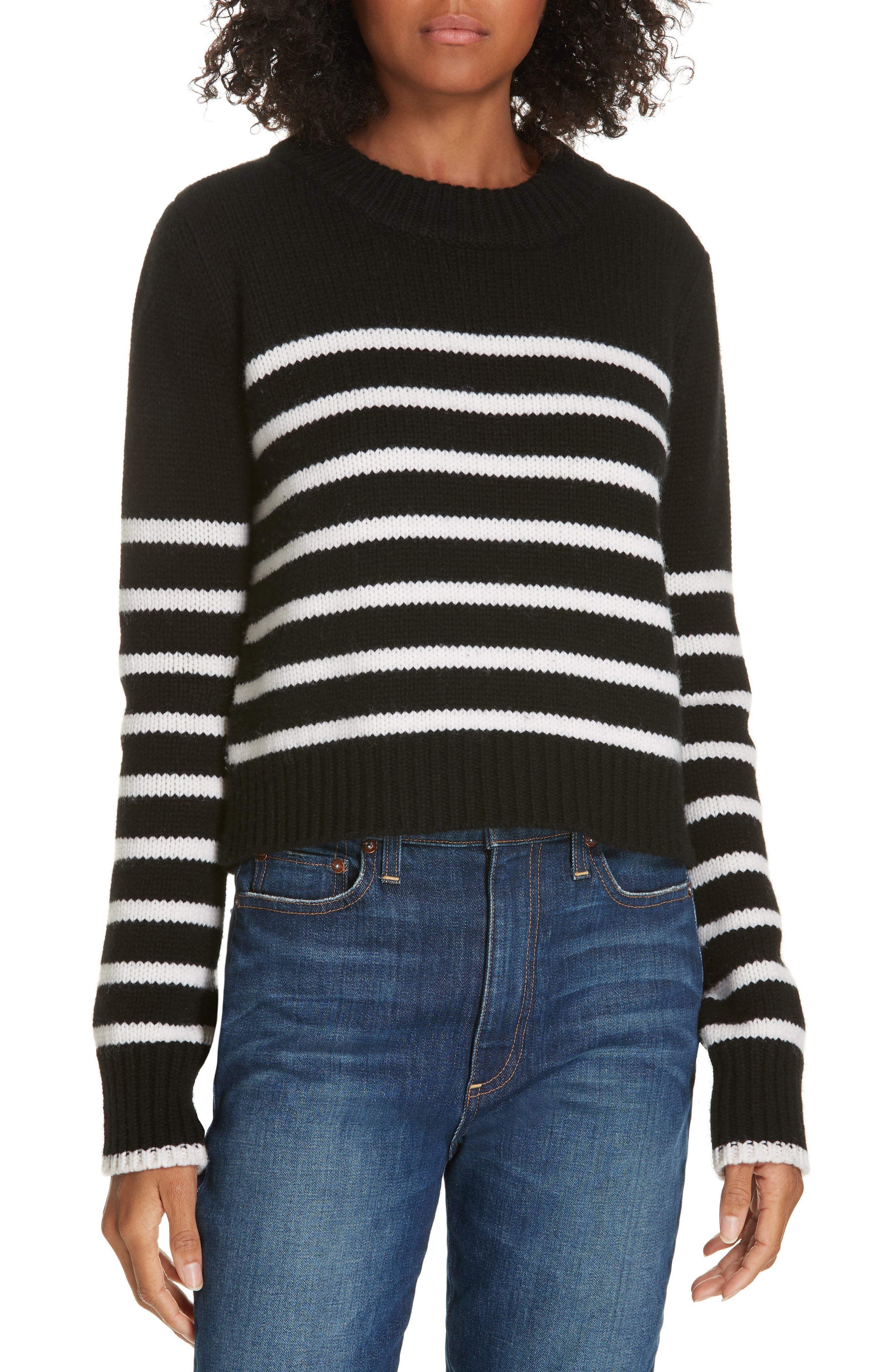 La Ligne Mini Maren Wool & Cashmere Sweater, Black