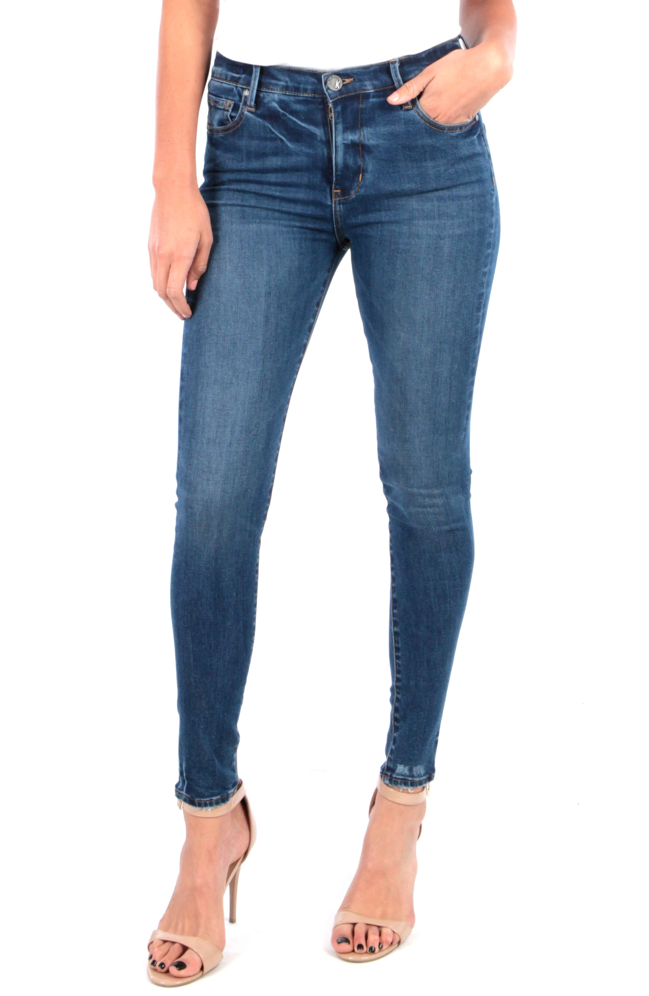 Kut From The Kloth Mia High Waist Skinny Jeans, Blue