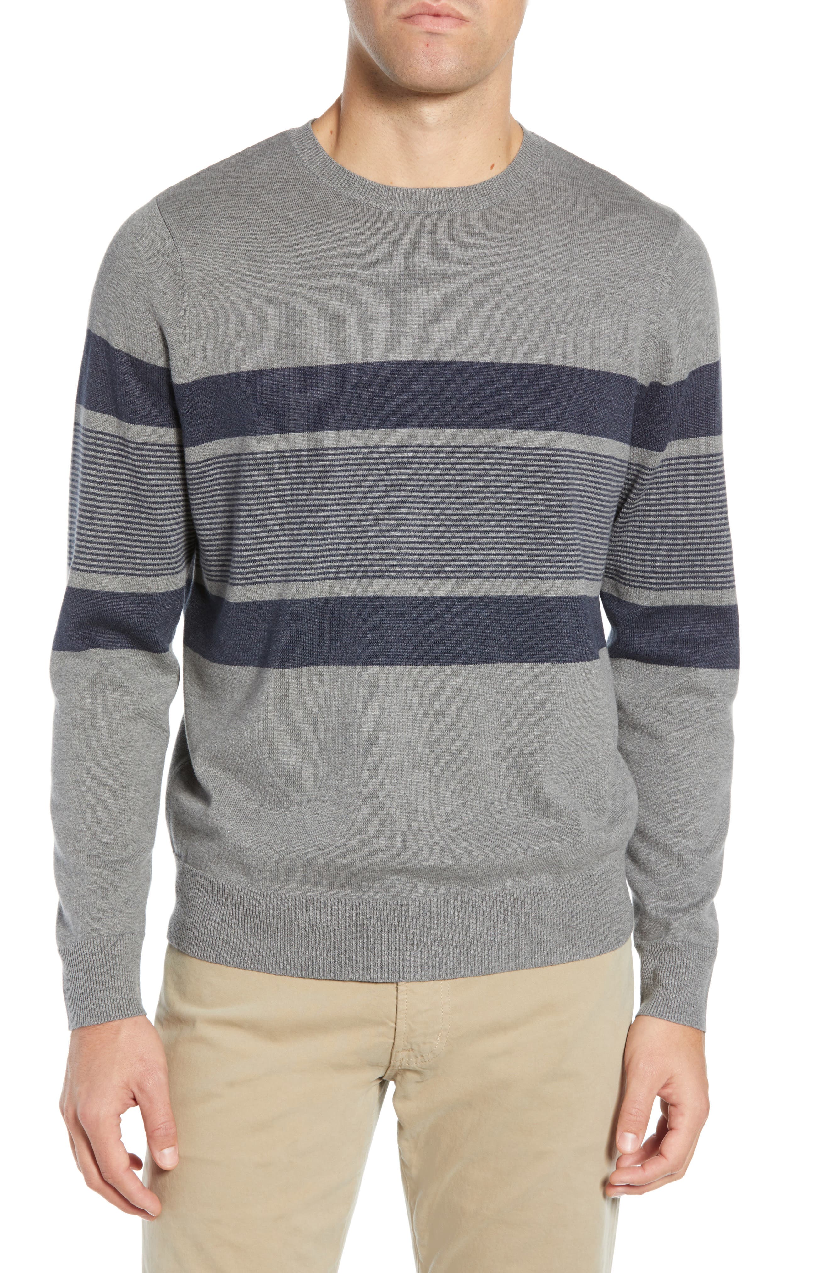 Nordstrom Shop Stripe Crewneck Sweater