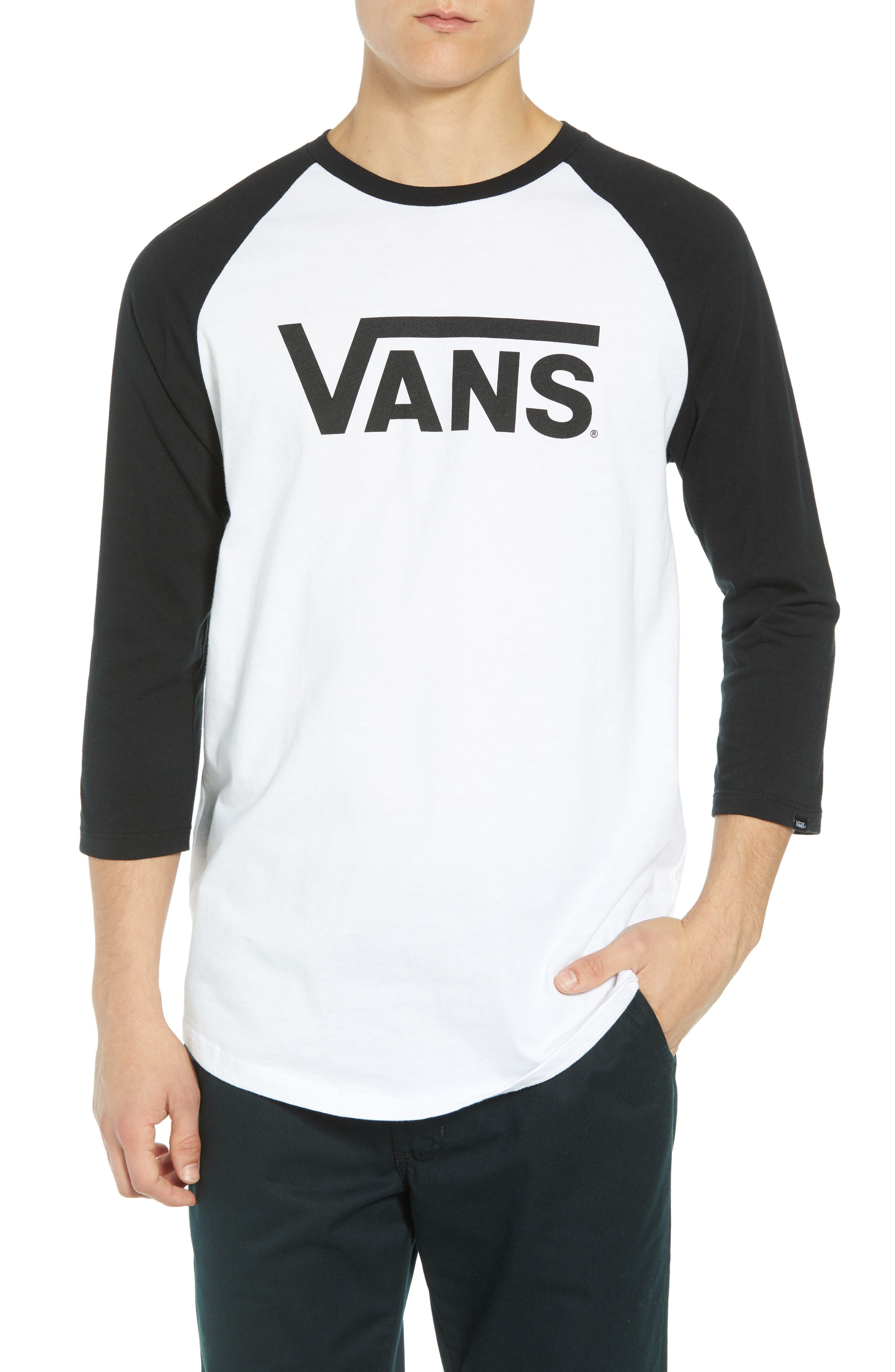 Vans Classic Raglan T-Shirt, White
