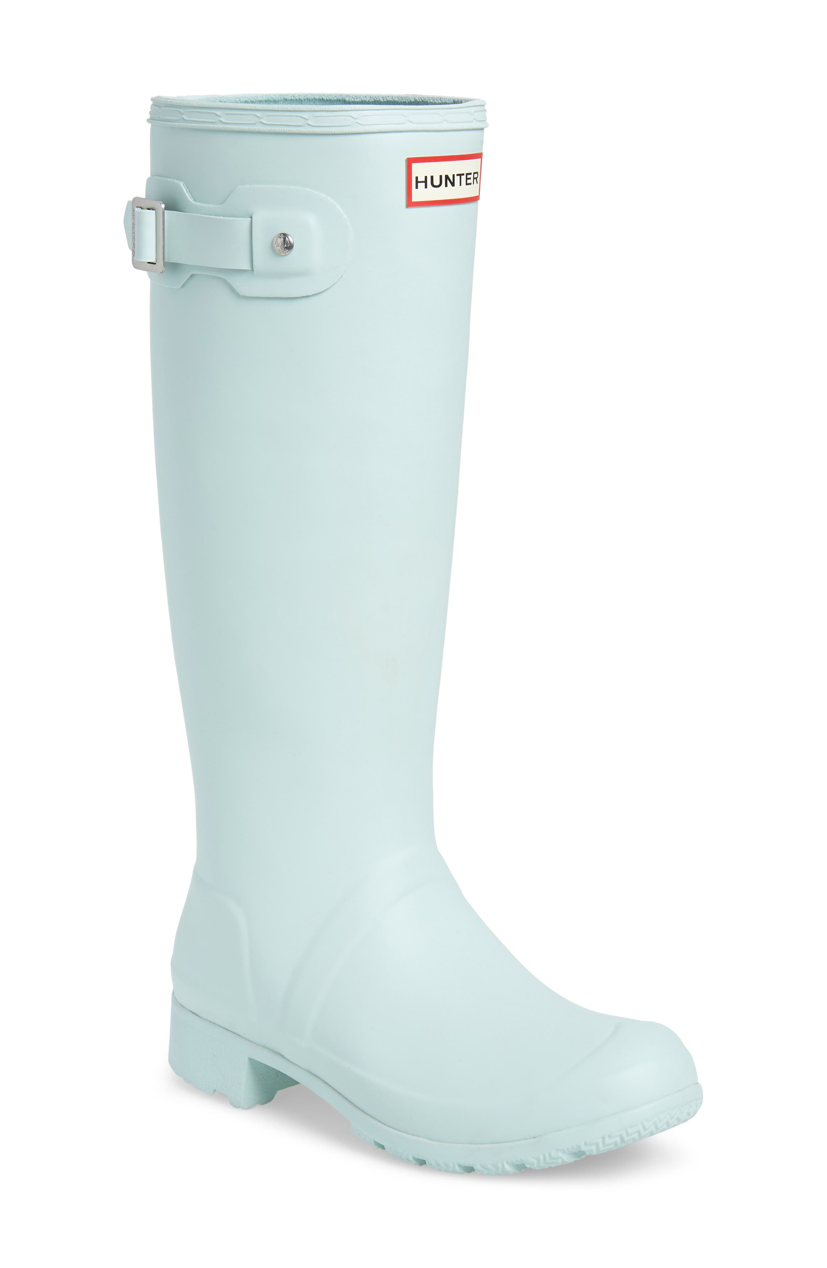 Hunter Tour Packable Waterproof Rain Boot, Blue