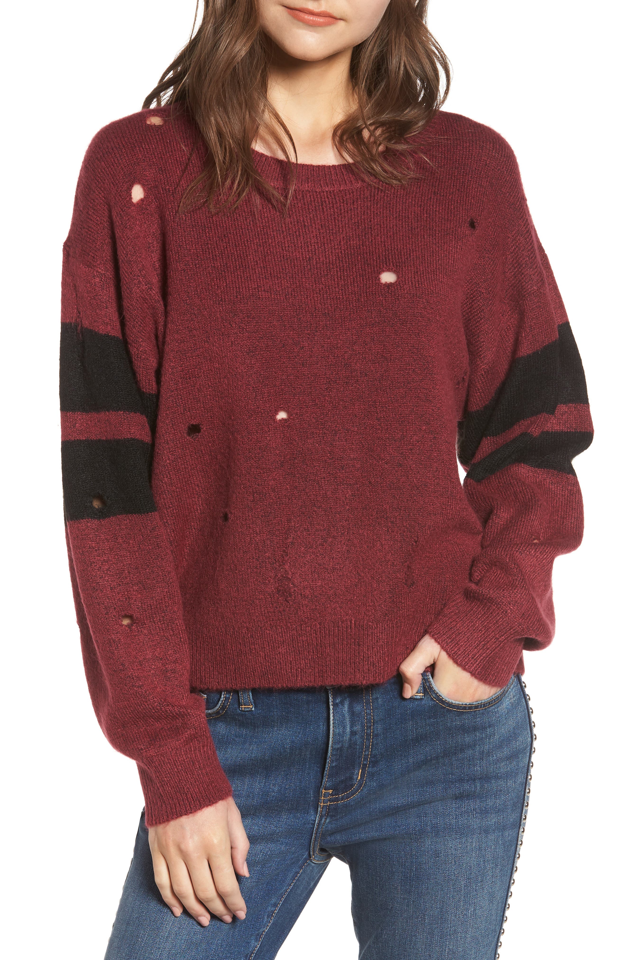 Current/elliott The Yates Sweater, Red