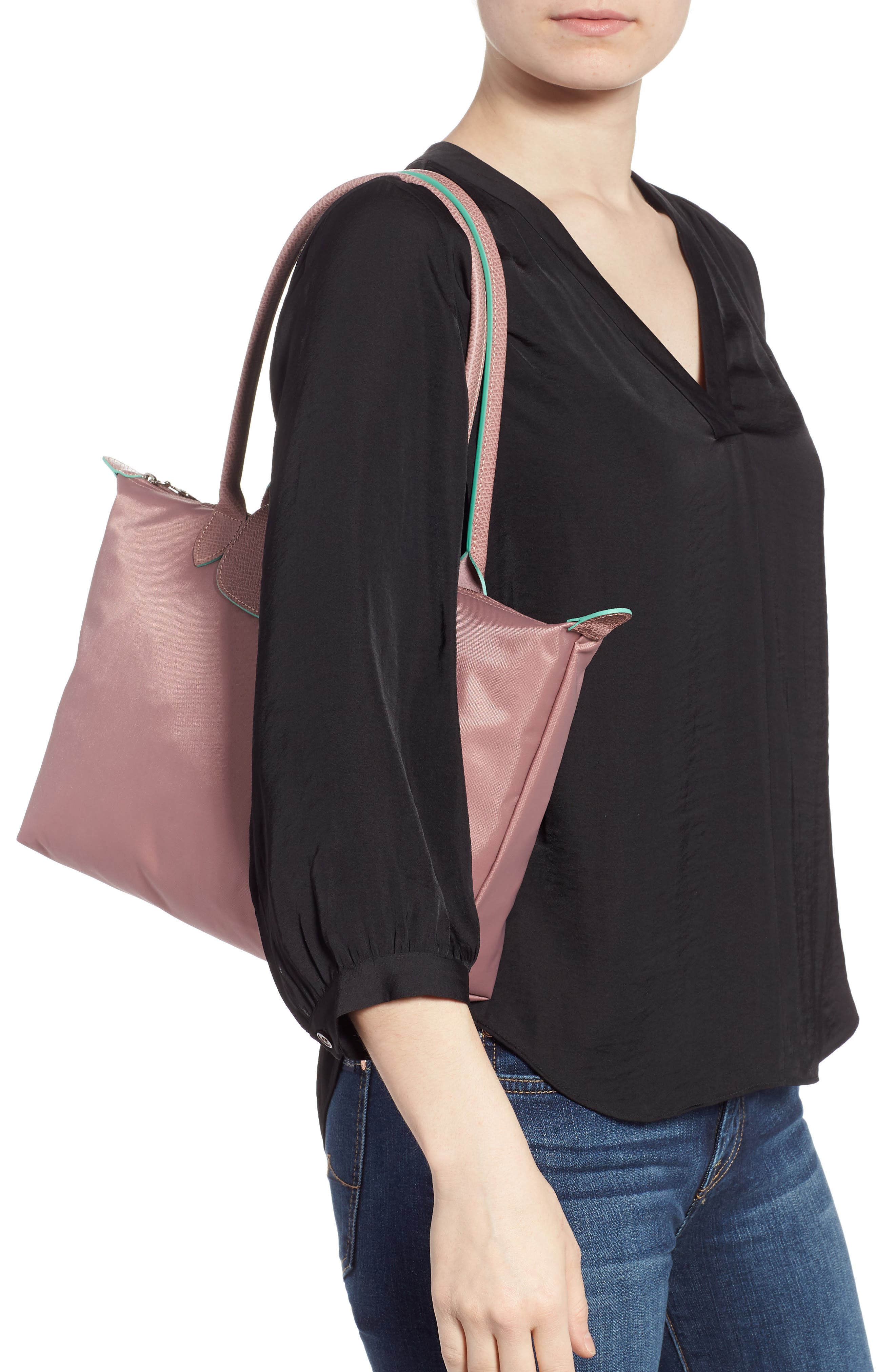 Longchamp Le Pliage Club Tote Navy Limited Ed Bag Nwt