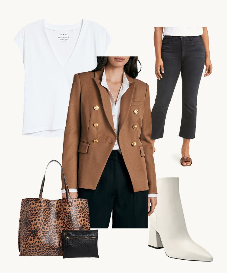 How To Wear A Camel Blazer Plus Outfit Ideas