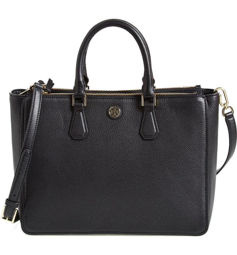 Tory Burch 'Robinson' Pebbled Leather Double Zip Tote | Nordstrom