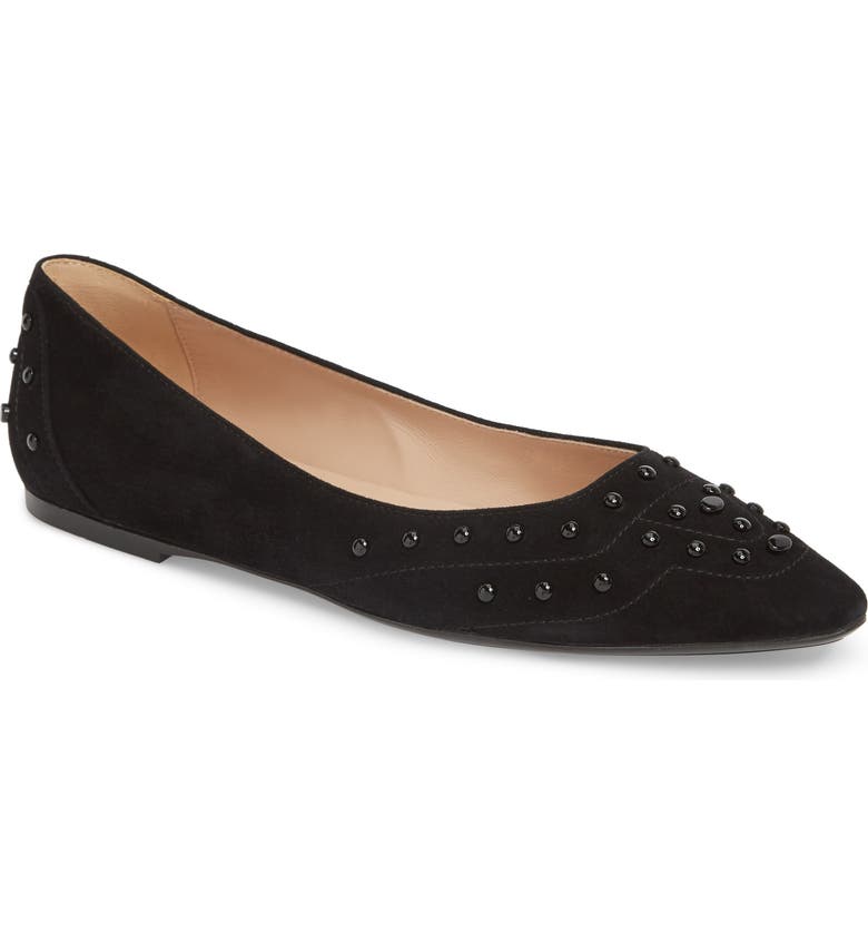 Tod's Gommini Studded Ballet Flat (Women) | Nordstrom