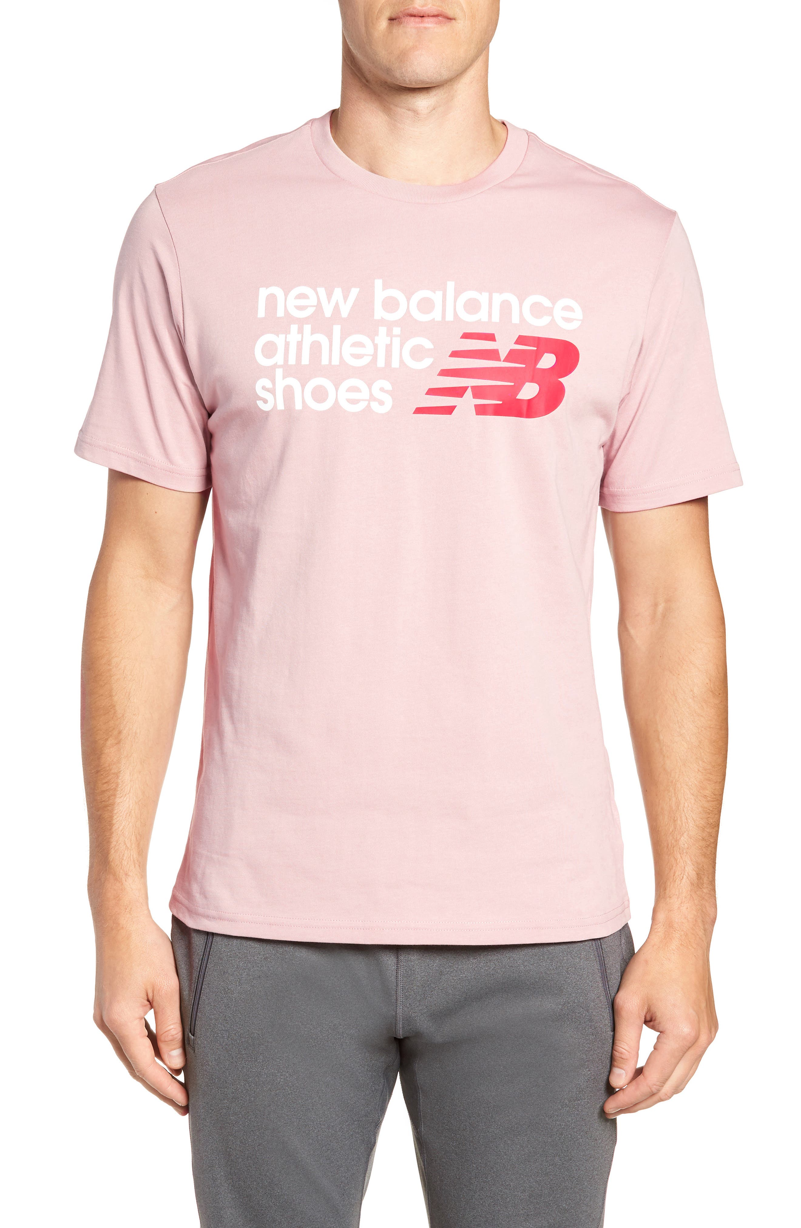 New Balance Nb Shoe Box Graphic T-Shirt, Pink