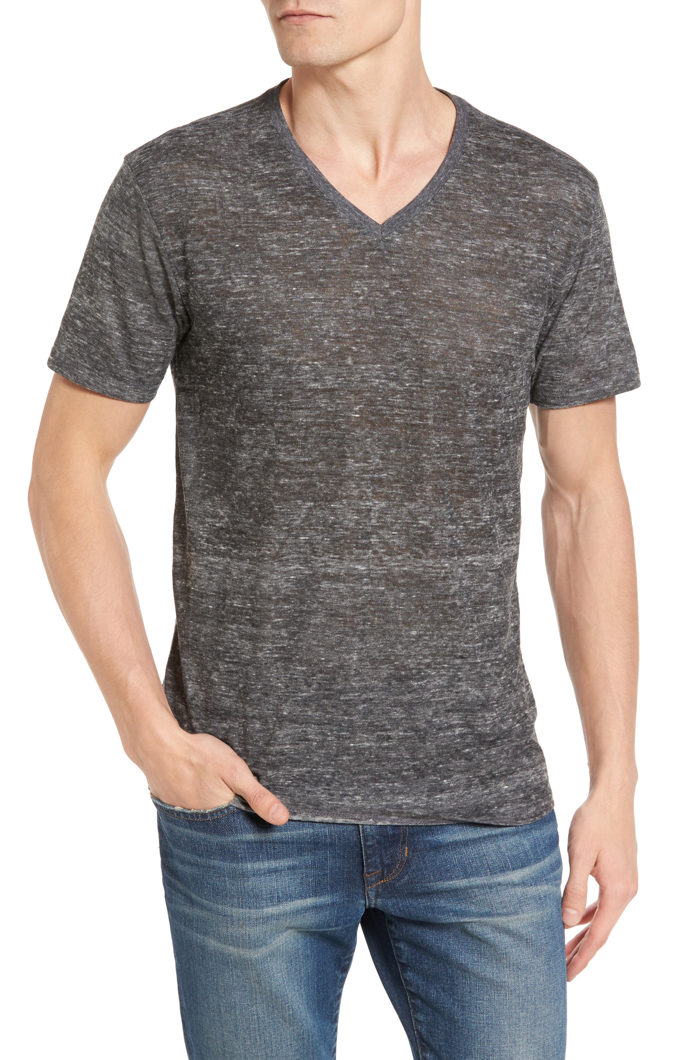 The Rail Burnout V-Neck T-Shirt (2 for $30) | Nordstrom