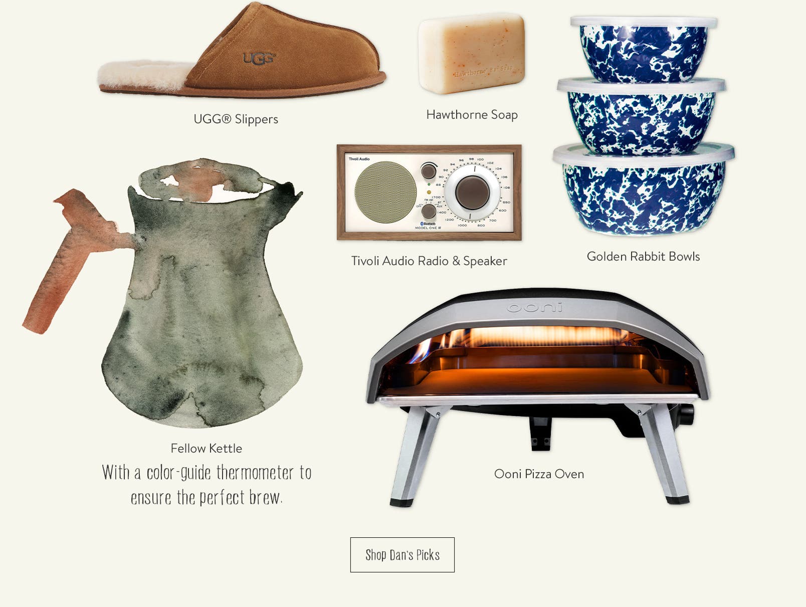 Father's Day gift picks, including cookware, kitchenware and fragrance.