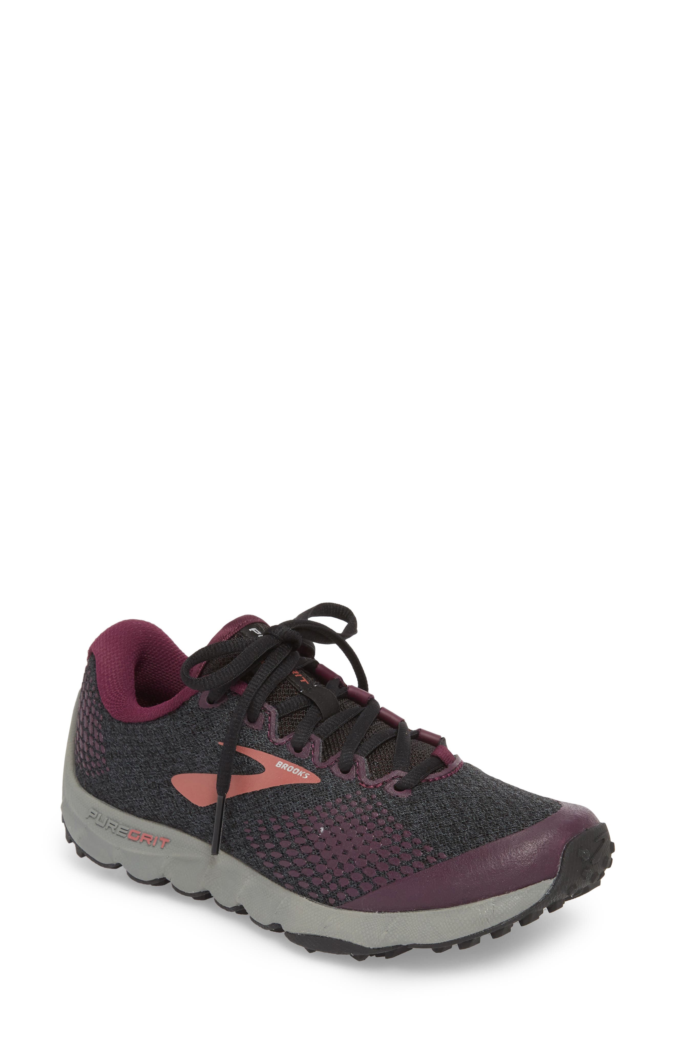 Brooks Puregrit 7 Trail Running Shoe, Black