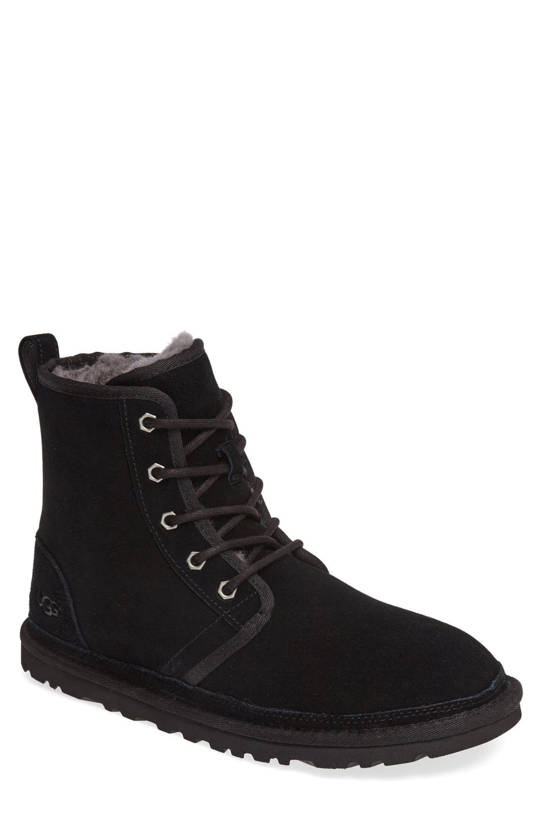Ugg Harkley Lace-Up Boot, Black