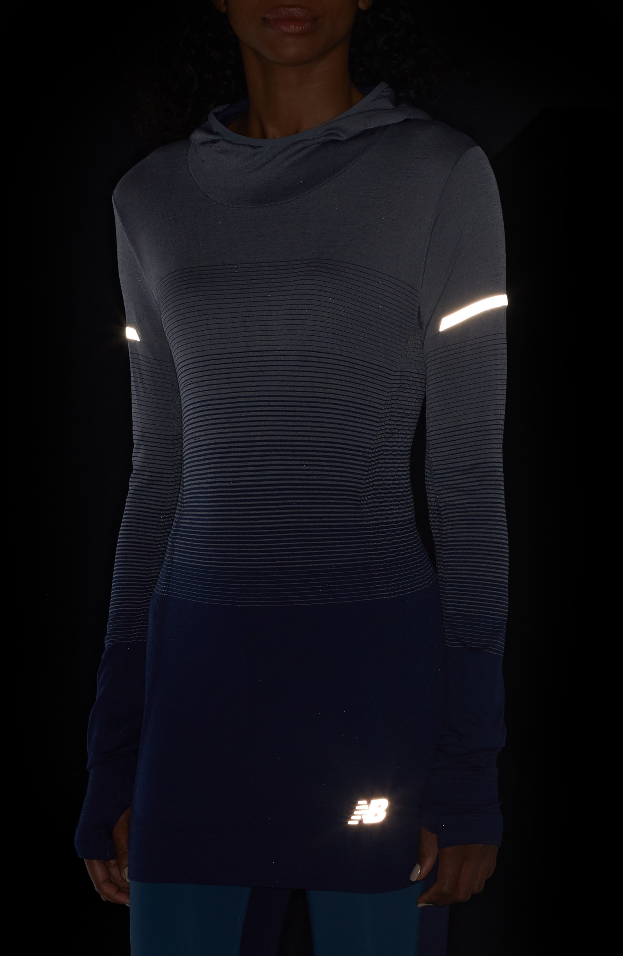 merino ombre hoodie