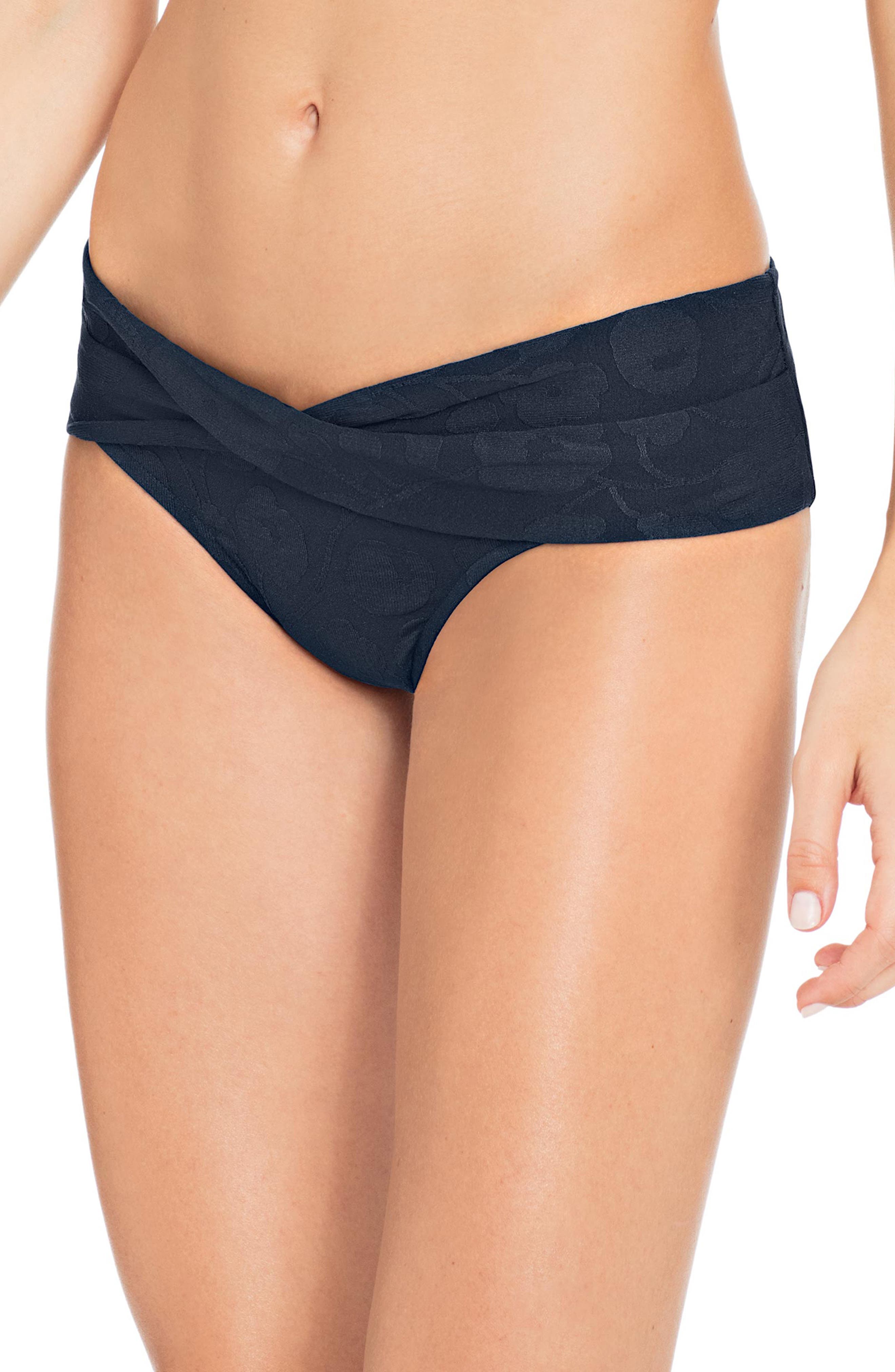 Robin Piccone Ana Twist Bikini Bottoms, Blue