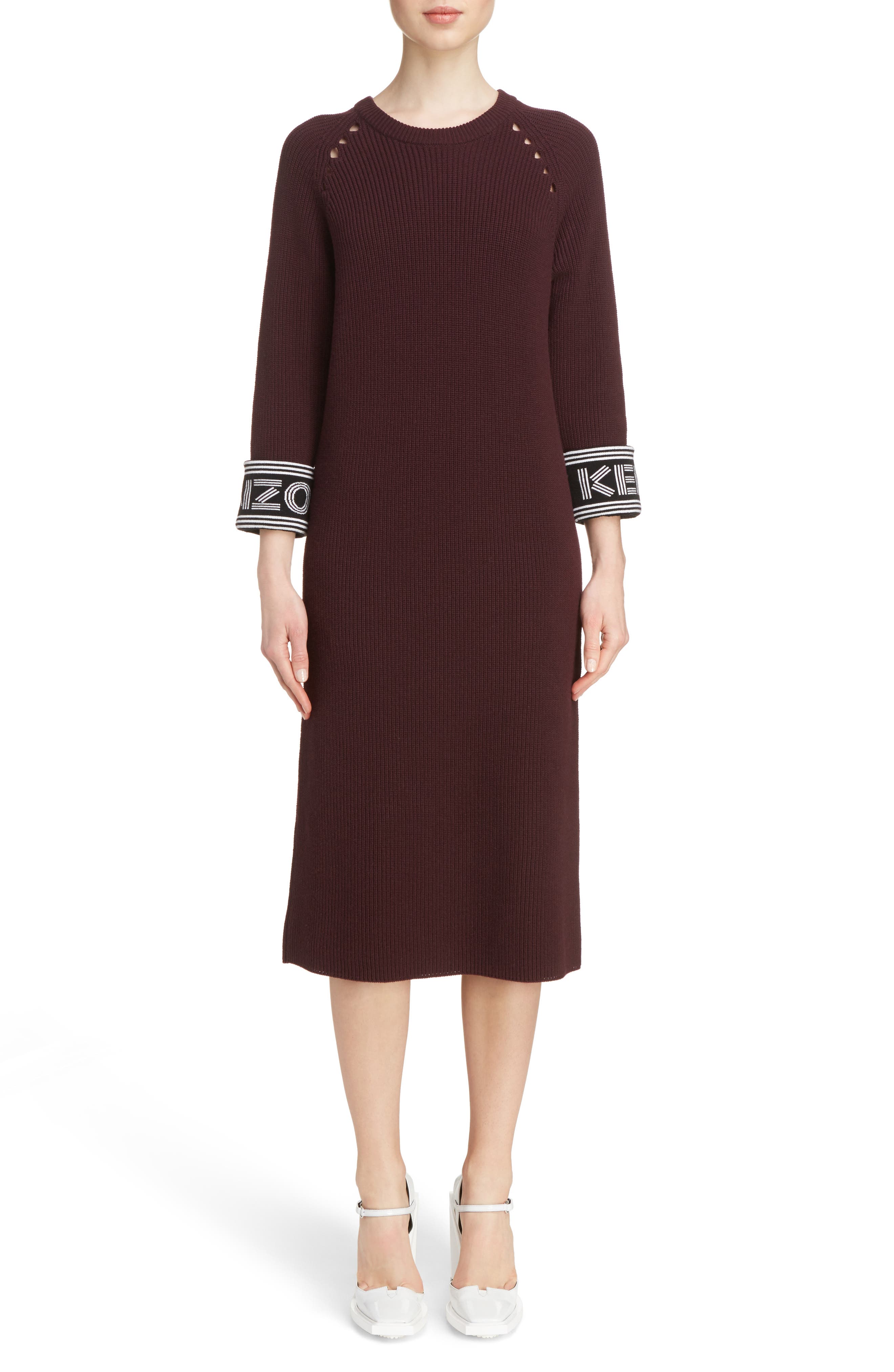 KENZO Sport Knit Midi Dress Nordstrom