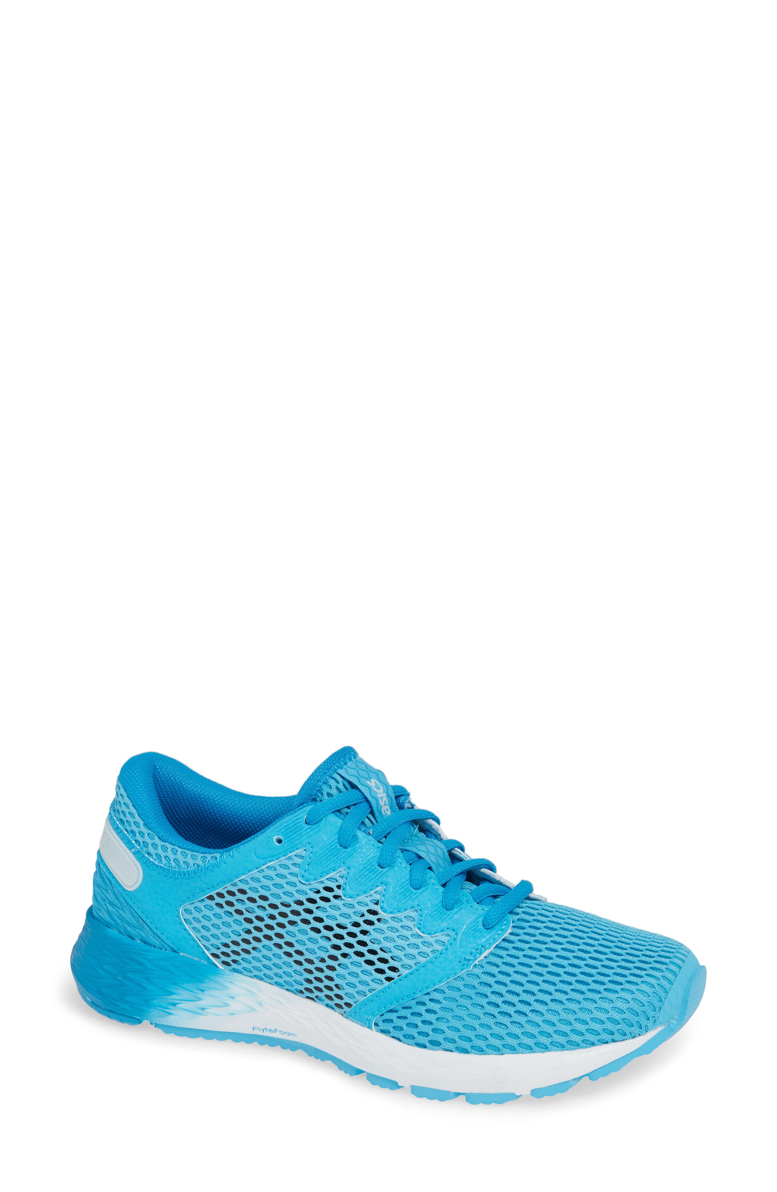 Asics Roadhawk Ff 2 Running Shoe, Blue/green