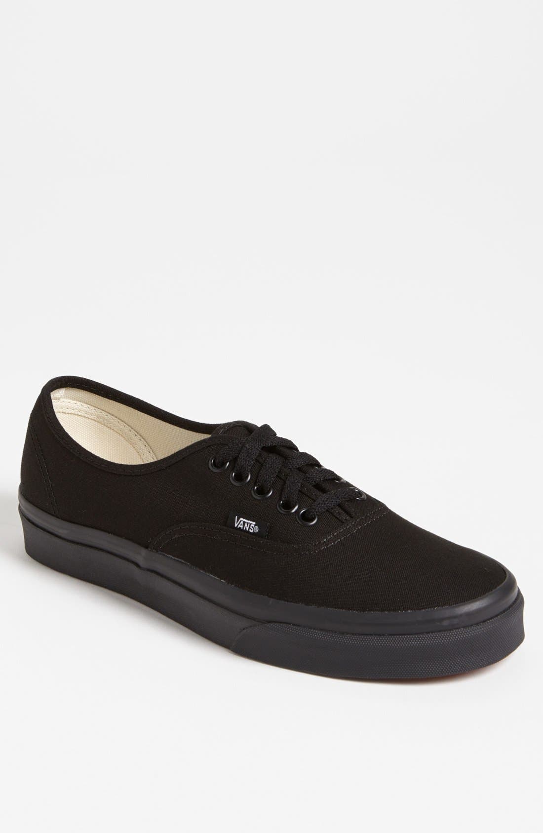 Vans 'authentic' Sneaker In Black 