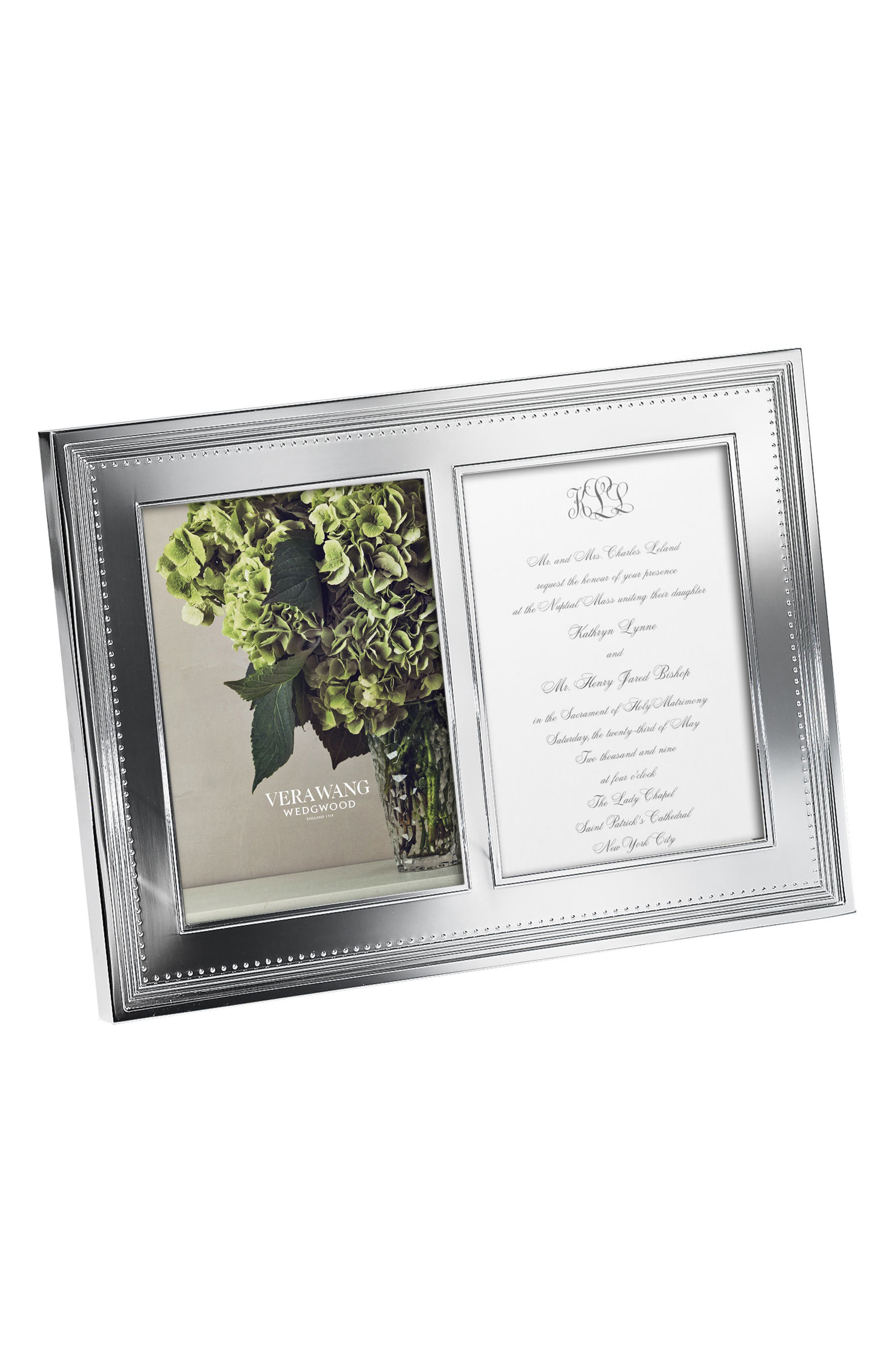 Vera Wang x Wedgwood Grosgrain Double Picture Frame Nordstrom