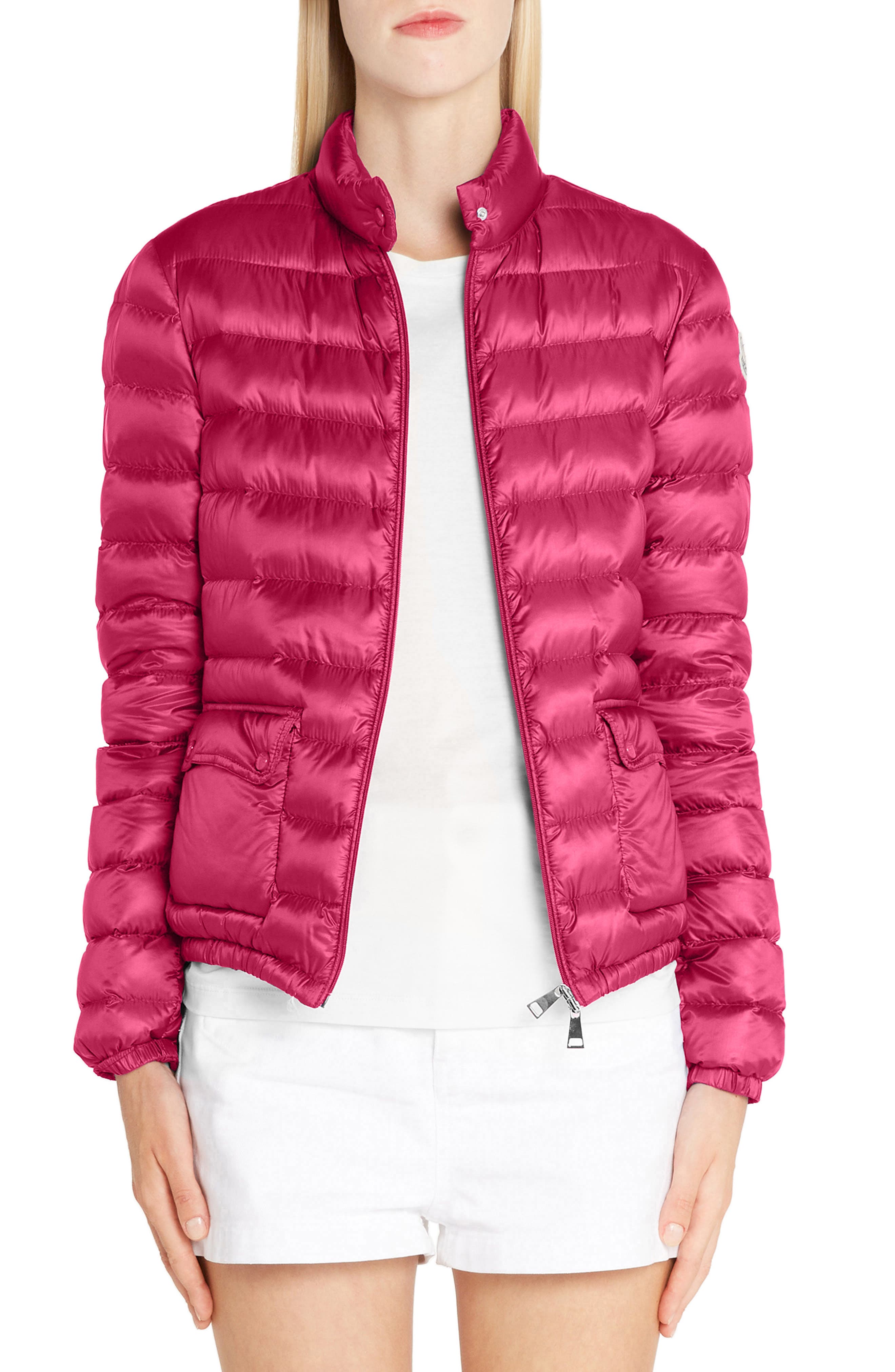 Moncler Lans Water Resistant Quilted Down Jacket