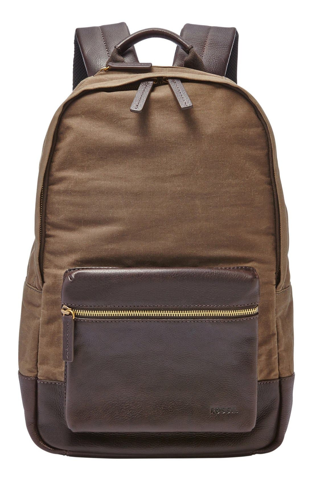 Fossil 'Estate' Canvas Backpack Nordstrom