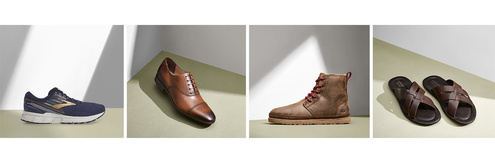 Essential men's shoes for the season.