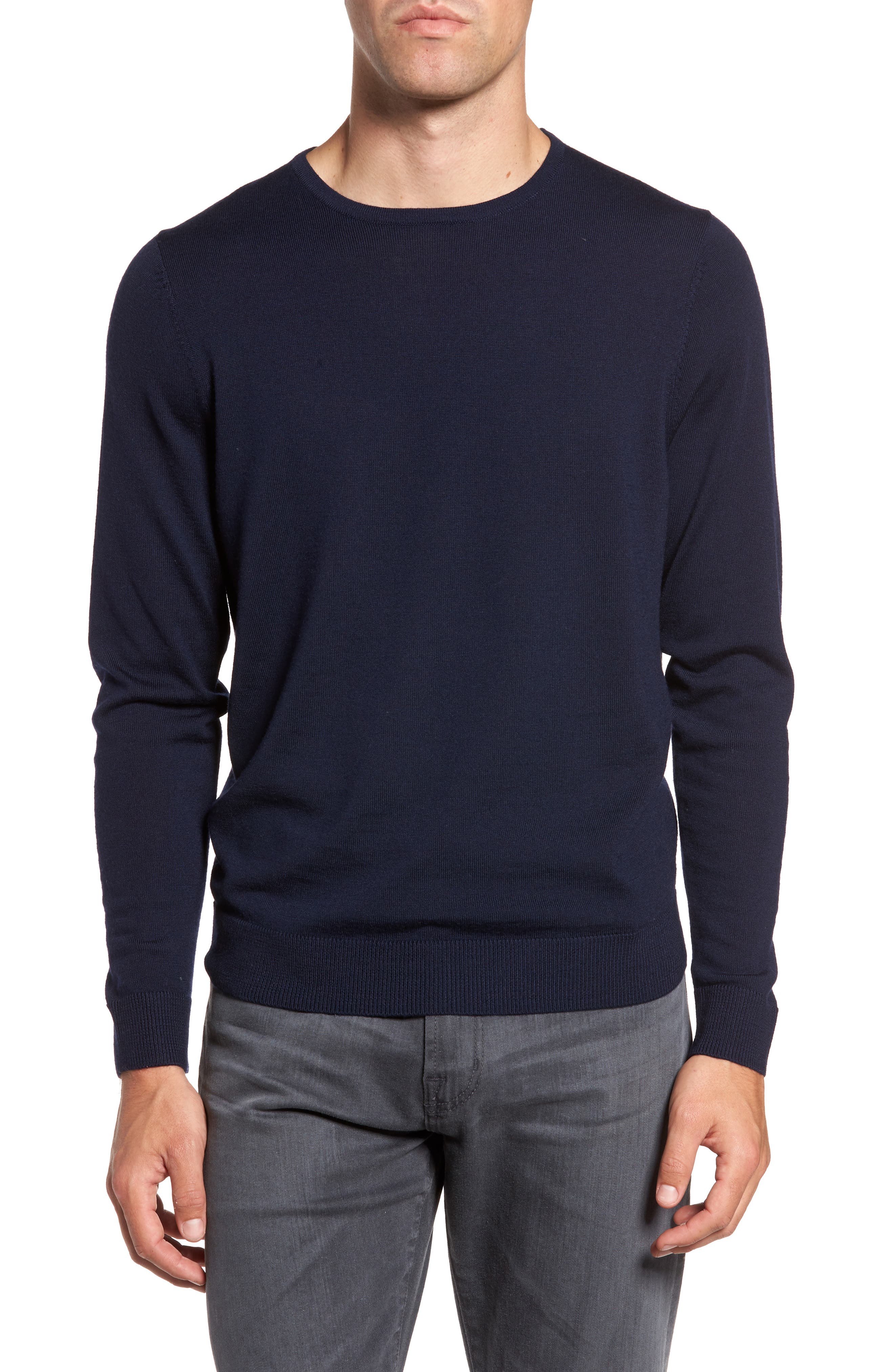 Nordstrom Shop Crewneck Merino Wool Sweater