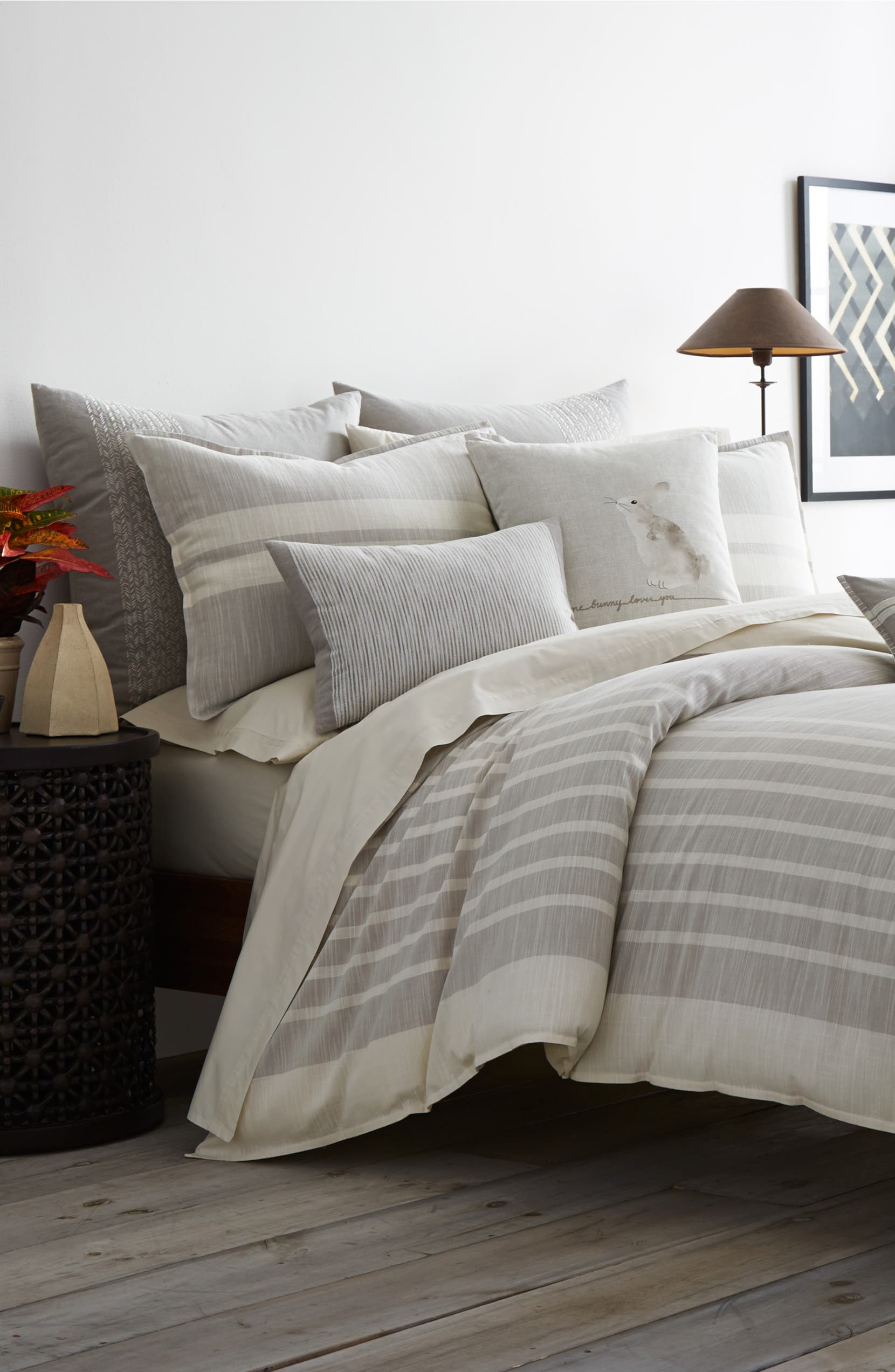 Claremont Duvet Cover,PASTEL GREY, designninja, christine kohut interiors, bedding, ellen degeneres, nordstrom