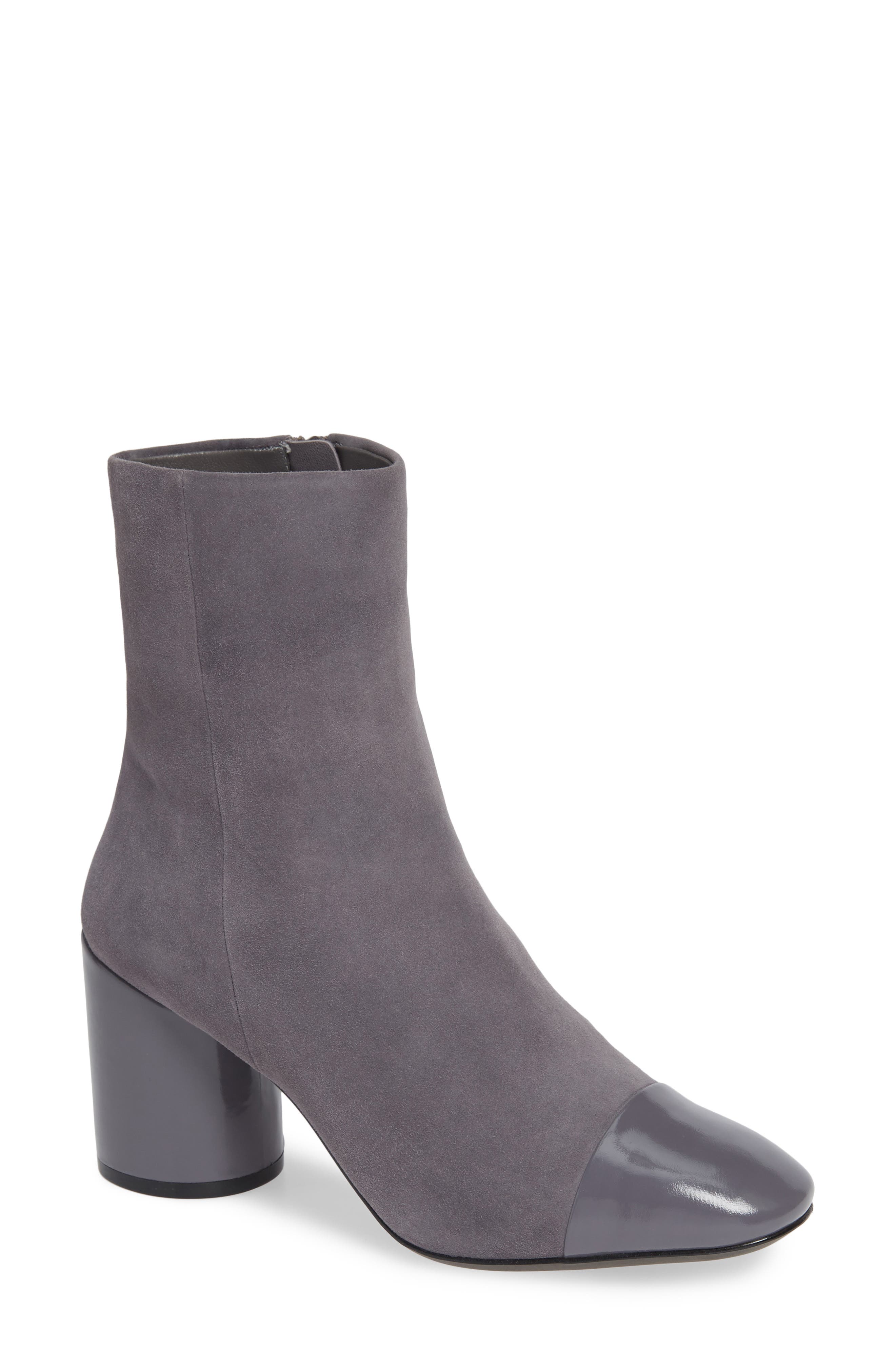 Linea Paolo Stella Cap Toe Bootie, Grey
