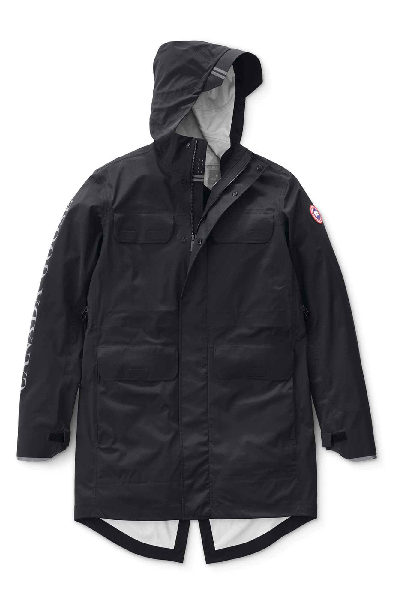 Canada Goose Seawolf Regular Fit Packable Waterproof Jacket, Black