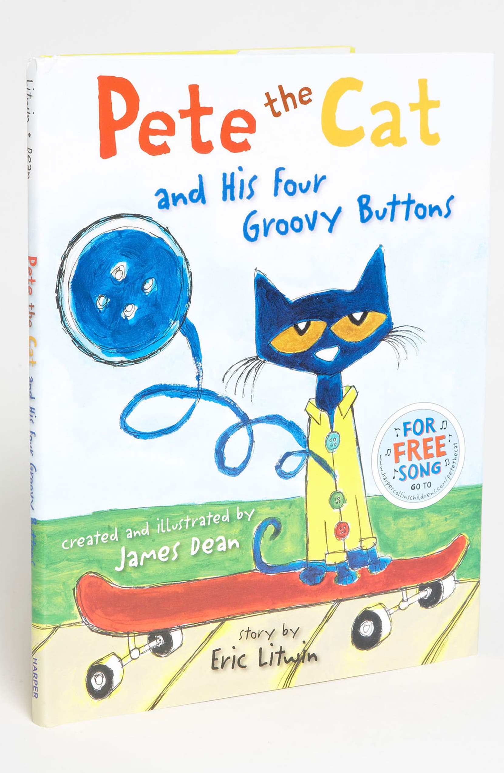 eric litwin pete the cat and his four groovy buttons book nordstrom