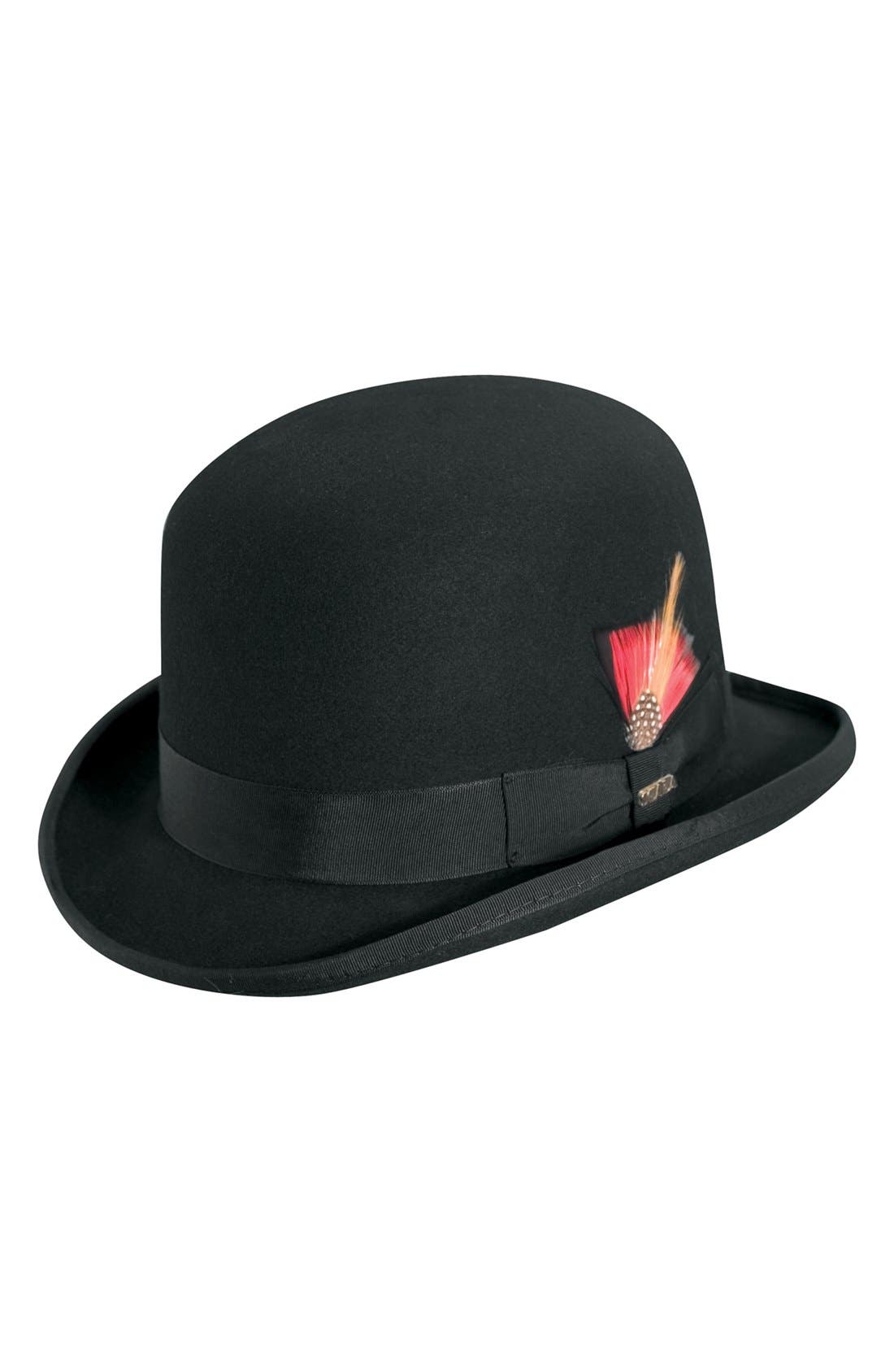 UPC 016698129350 product image for Scala 'Classico' Wool Felt Derby Hat Black X-Large | upcitemdb.com