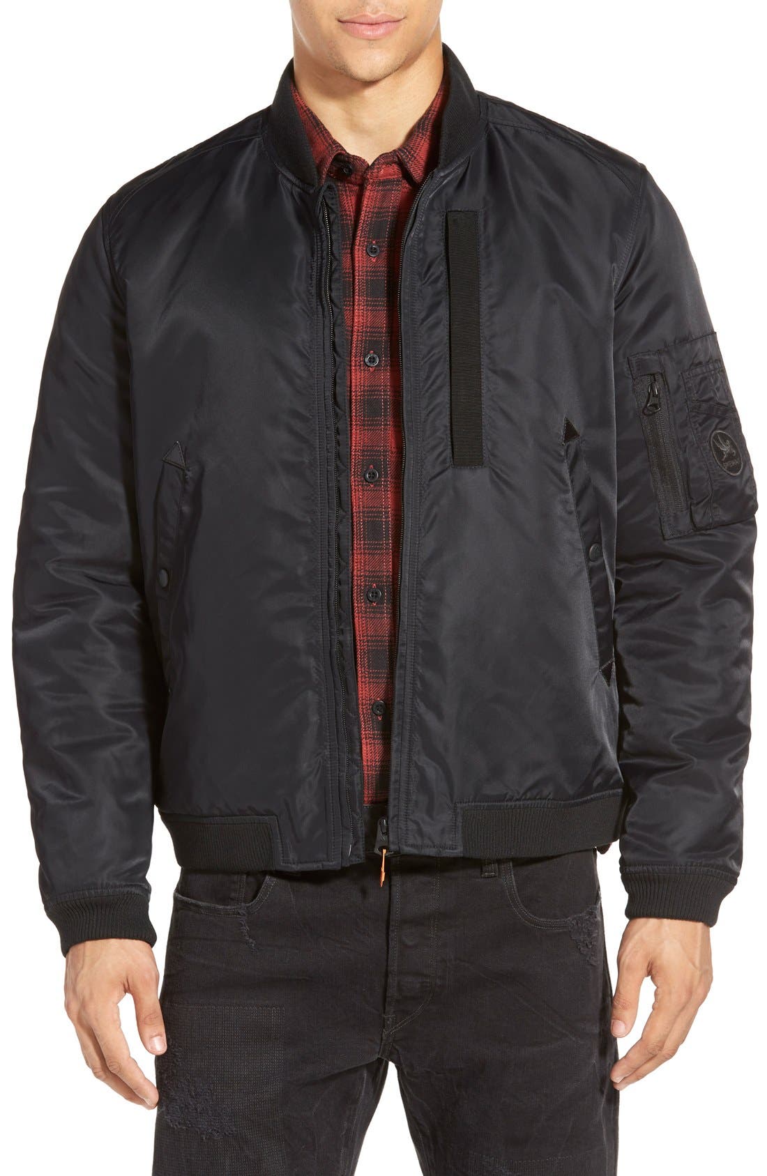 Spiewak Waxed MA1 Bomber Jacket Nordstrom
