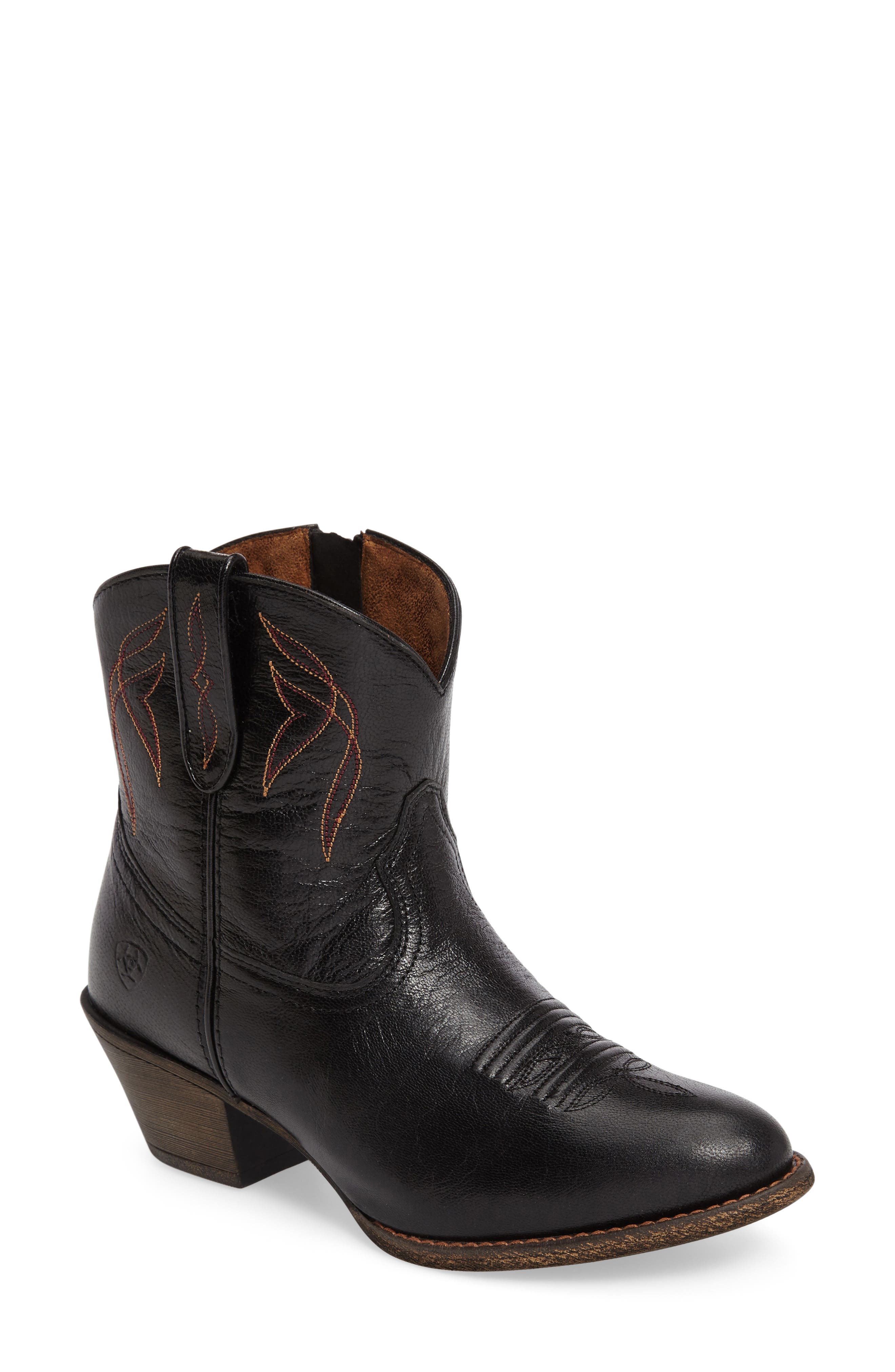 Ariat Darlin Short Western Boot- Black